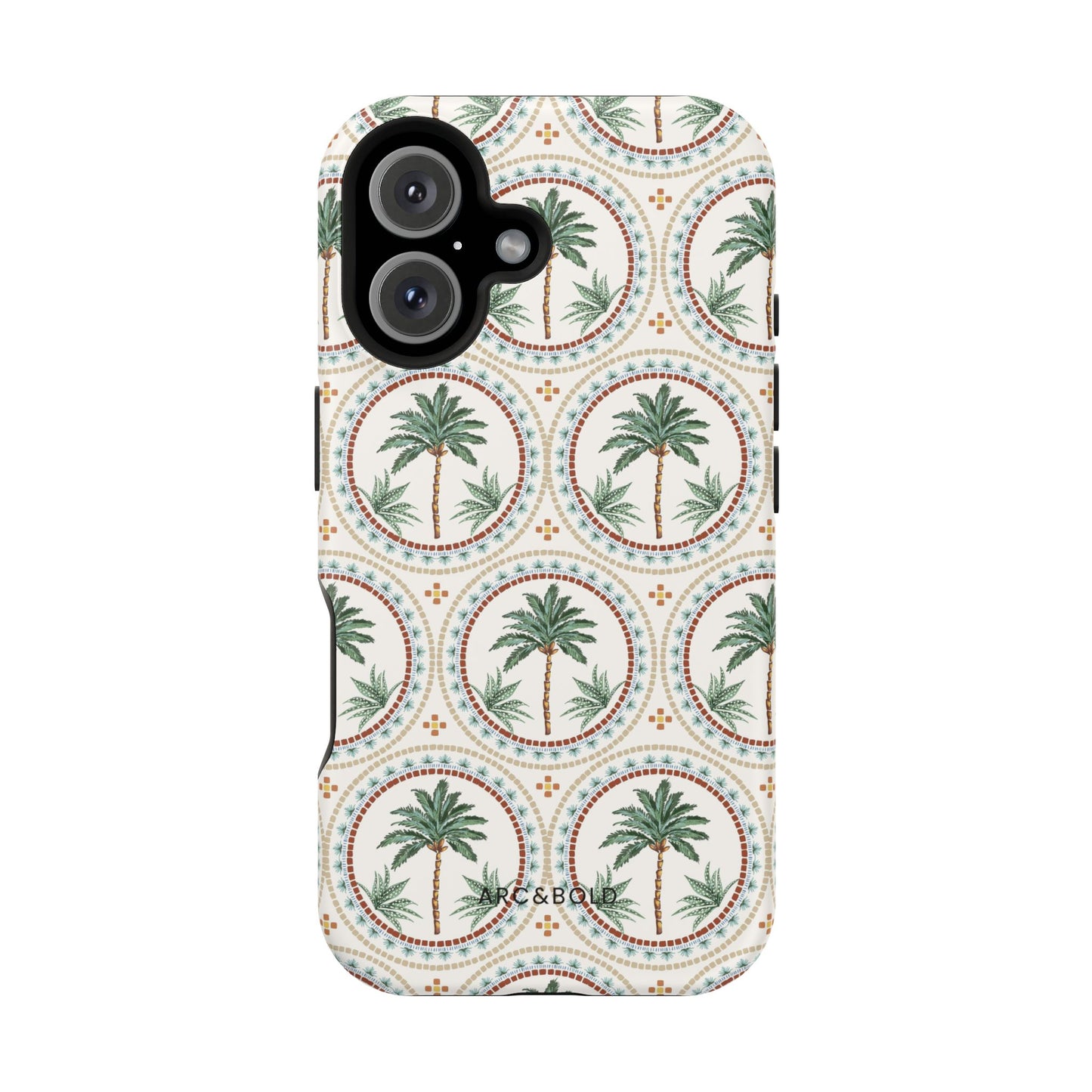 Tropical Tile Palm - Magnetic Tough Case - Arc & Bold