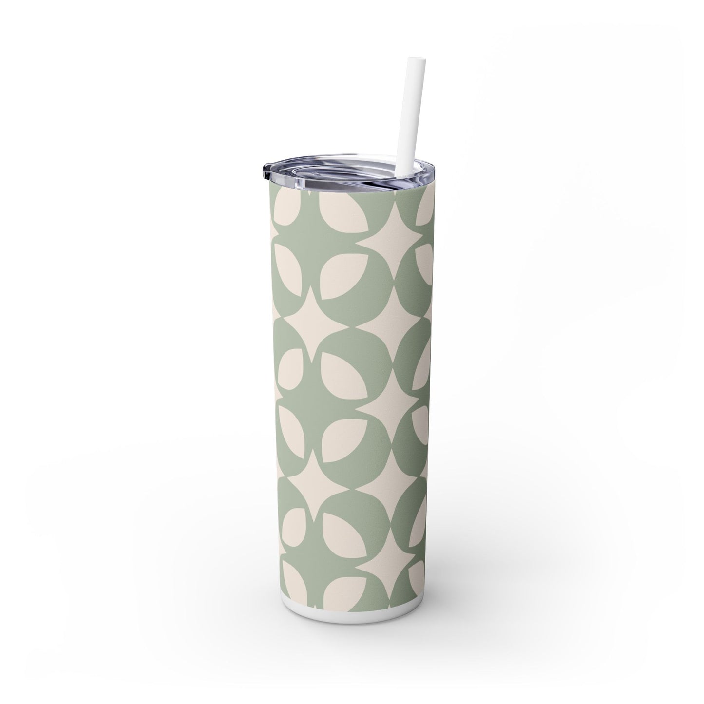 Sage Serenity - Skinny Tumbler with Straw, 20oz