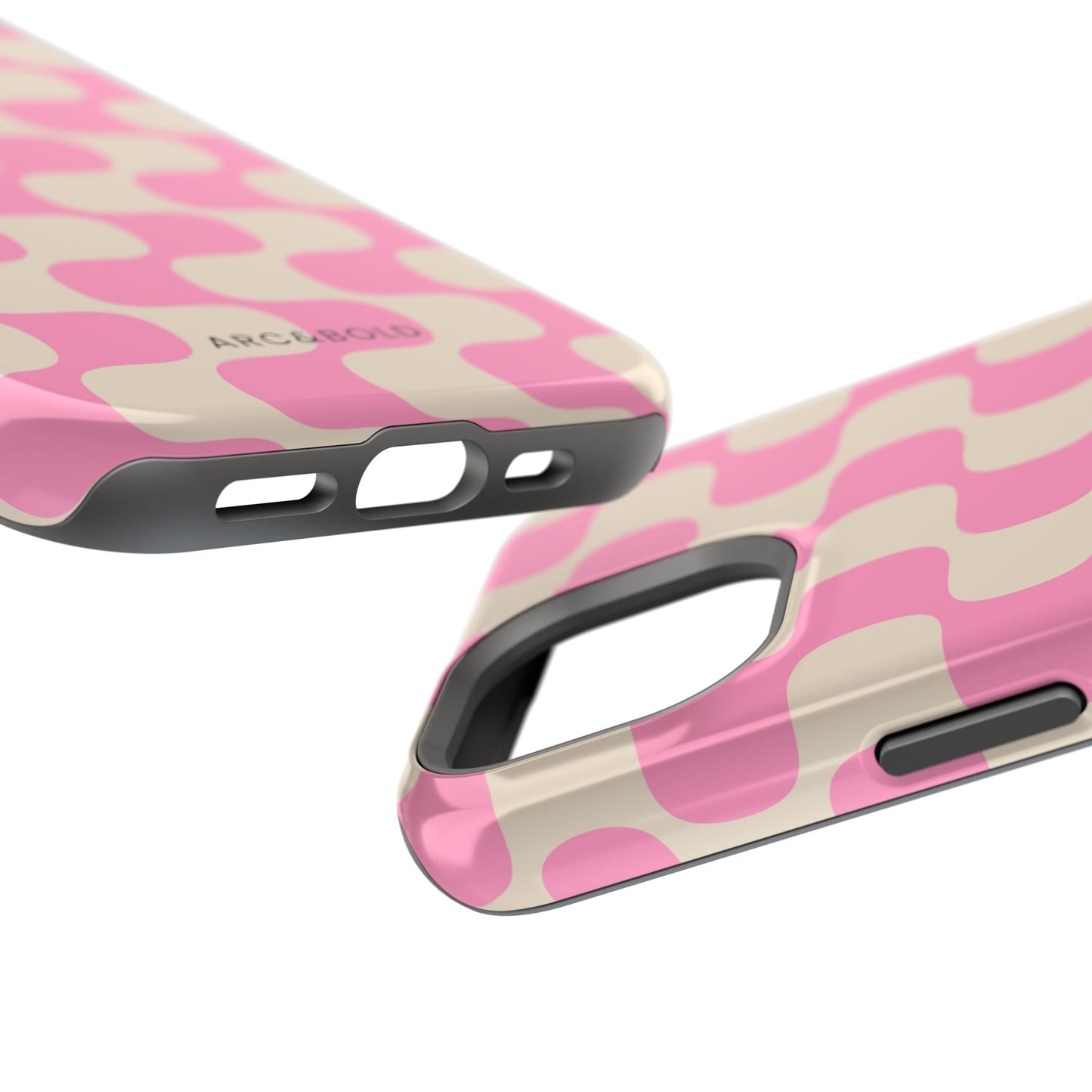 Pink Waves - Magnetic Phone Case - Arc & Bold