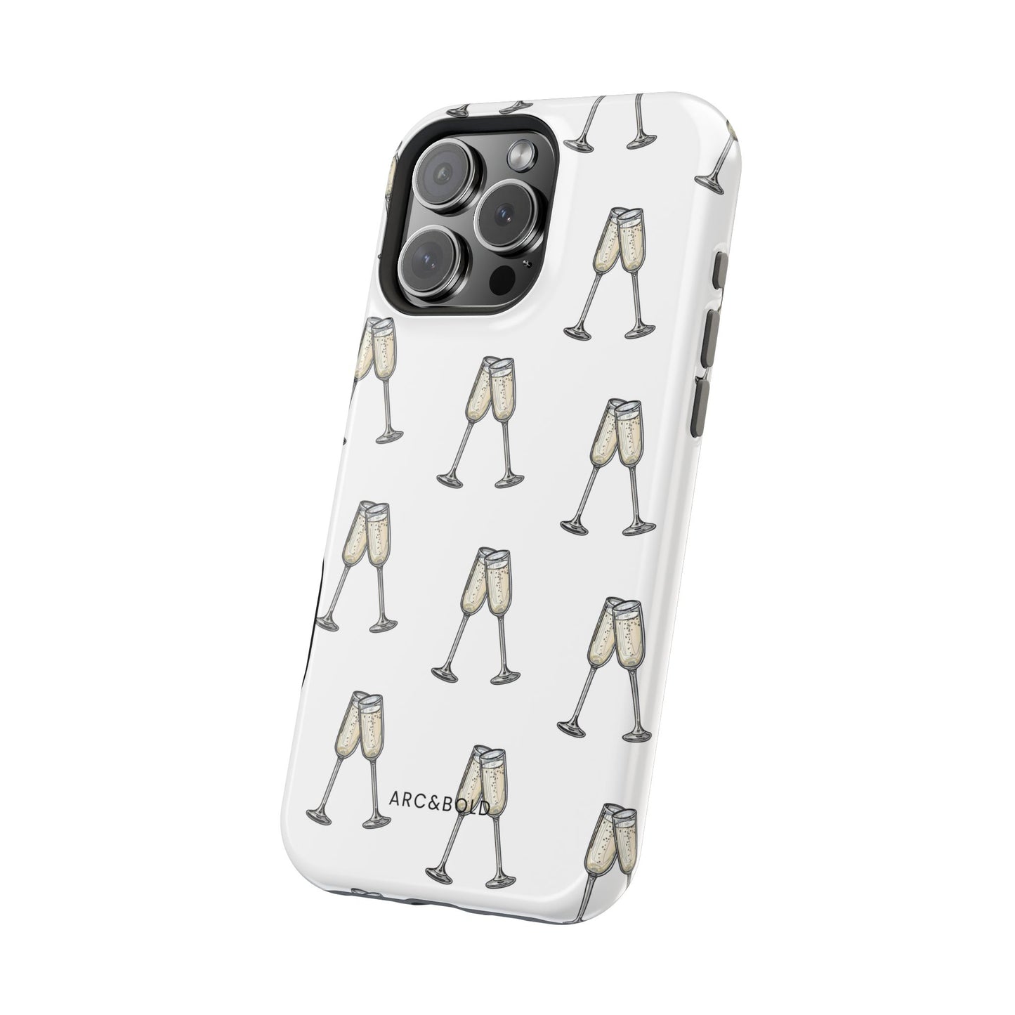 Champagne Toast -Magnetic Tough Case - Arc & Bold