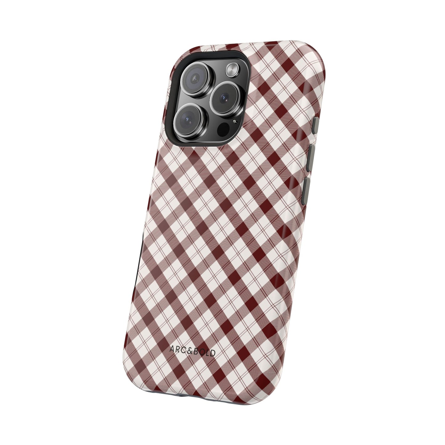 Maroon - Magnetic Tough Case - Arc & Bold