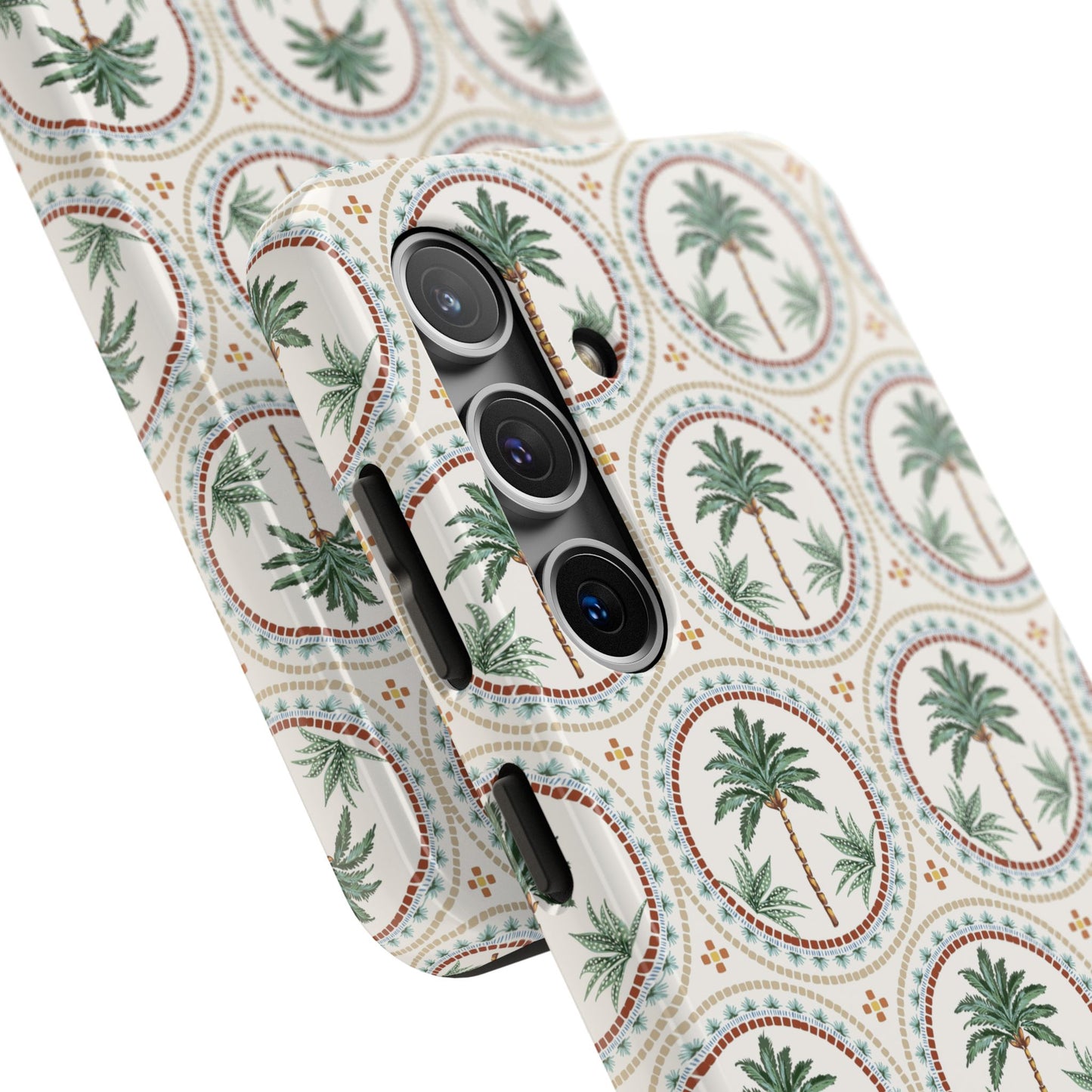 Tropical Tile Palm - Tough Phone Case - Arc & Bold