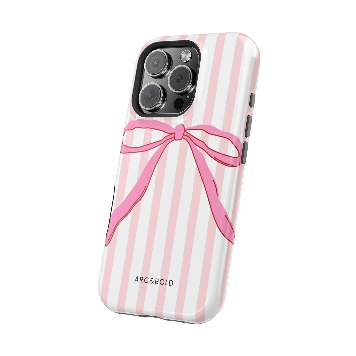 Pink Bow - Magnetic Phone Case - Arc & Bold