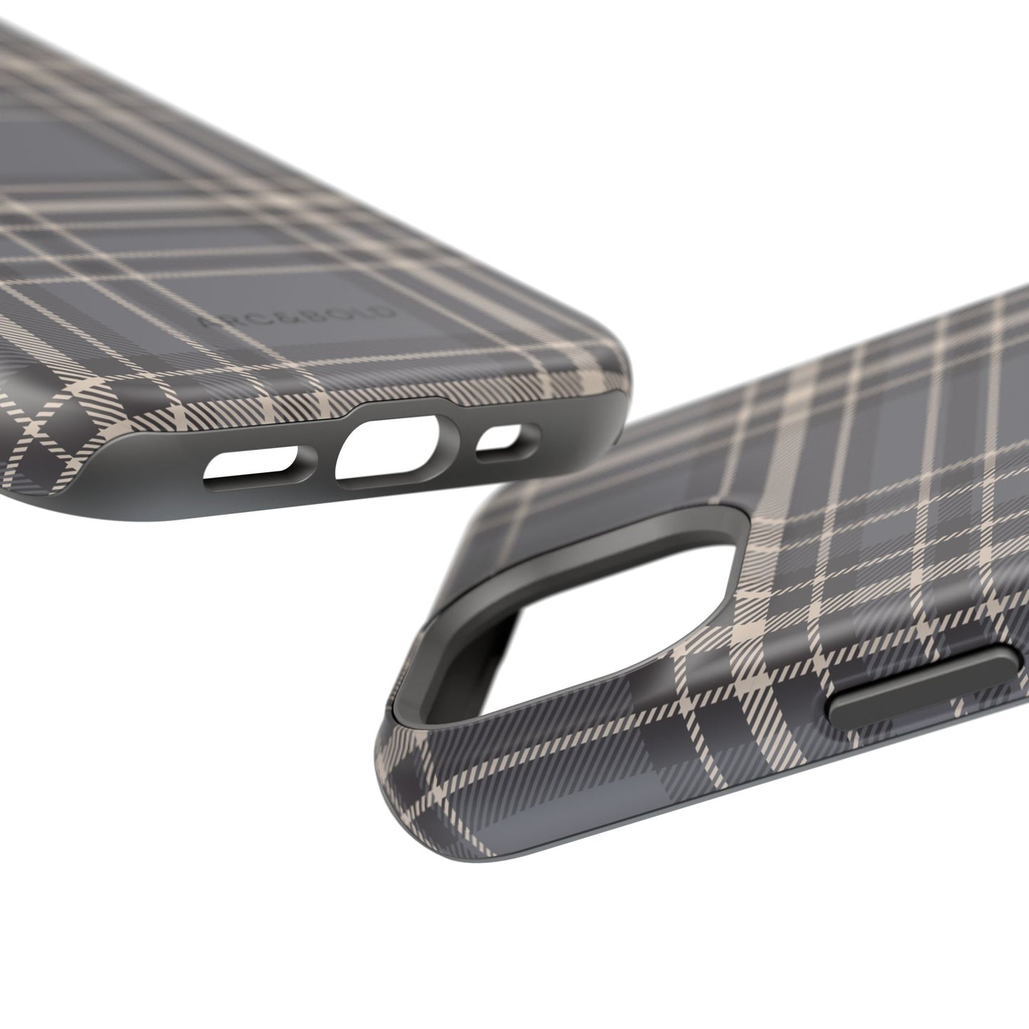 Monochrome Tartan - Magnetic Tough Case - Arc & Bold