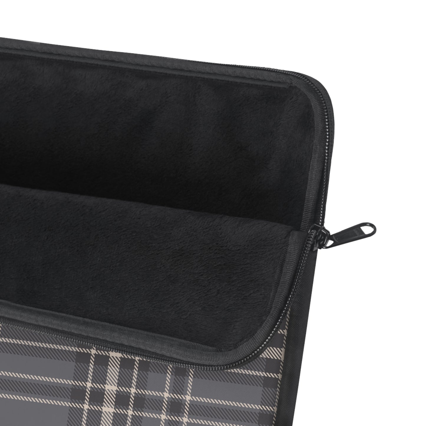 Monochrome Tartan - Laptop Sleeve - Arc & Bold