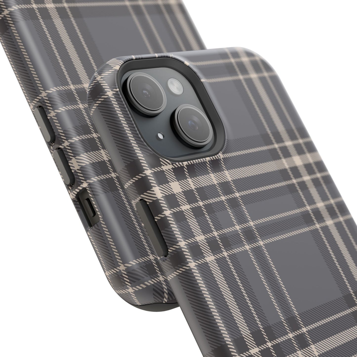 Monochrome Tartan - Magnetic Tough Case - Arc & Bold