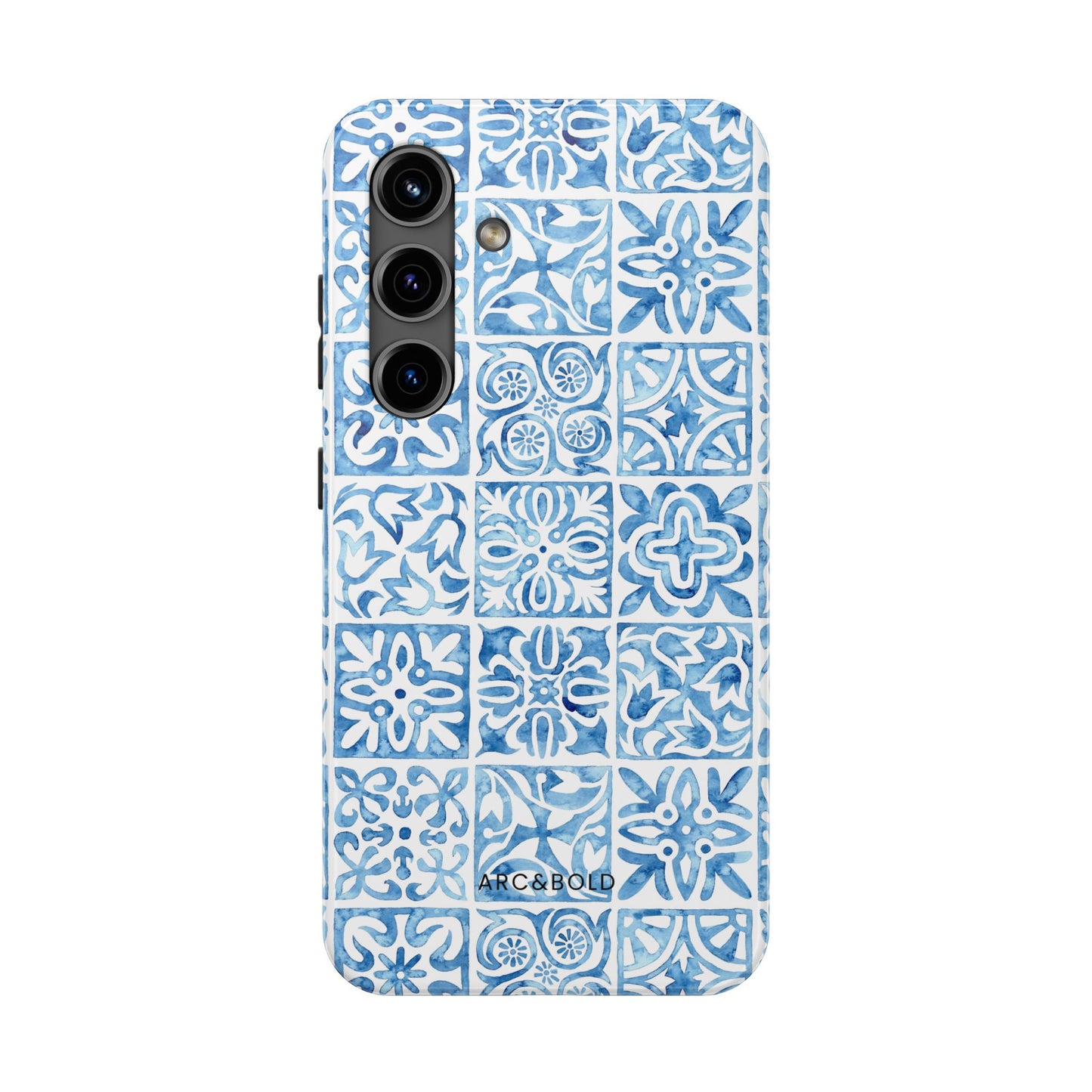 Blue Mosaic - Tough Phone Case - Arc & Bold