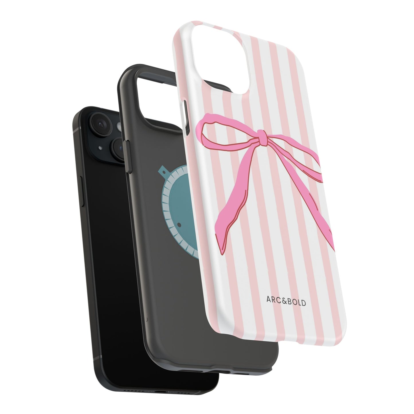 Pink Bow - Magnetic Phone Case - Arc & Bold