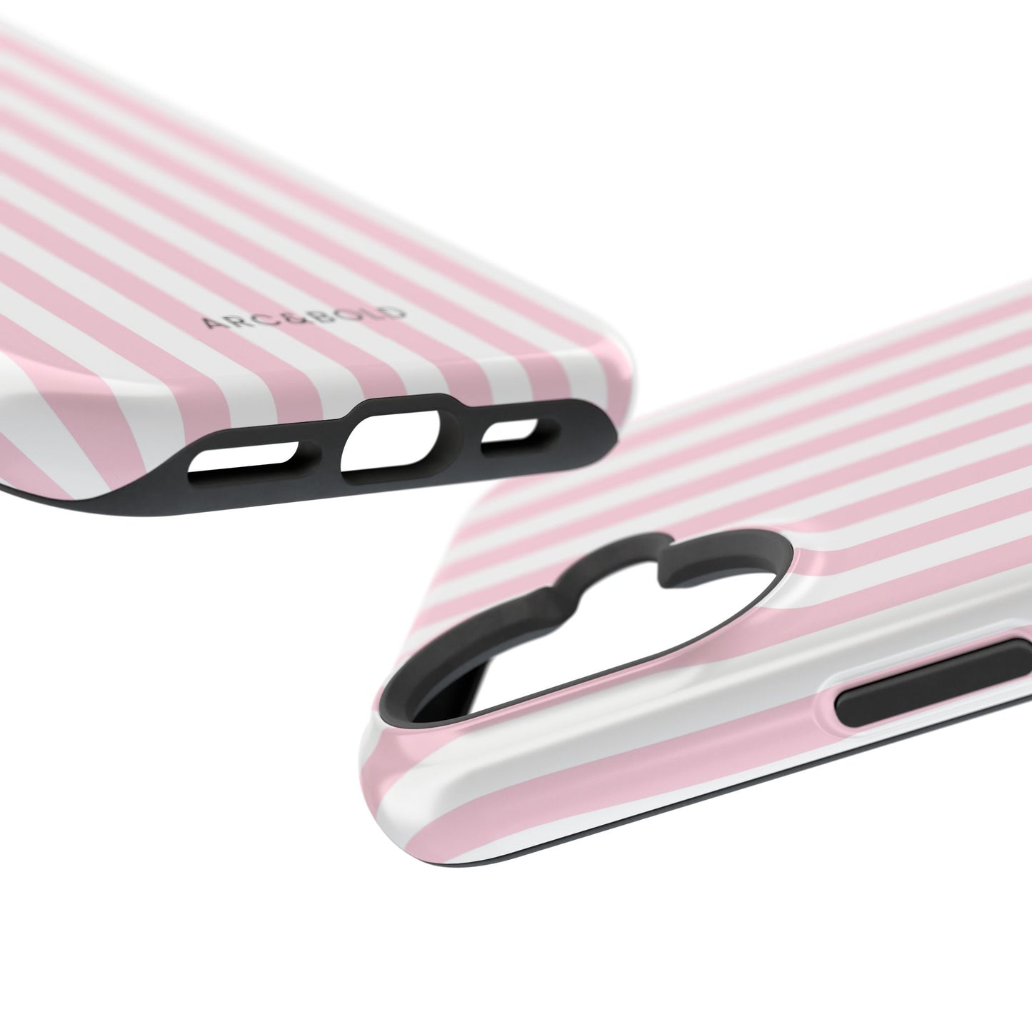 Pink Striped - Magnetic Tough Case - Arc & Bold