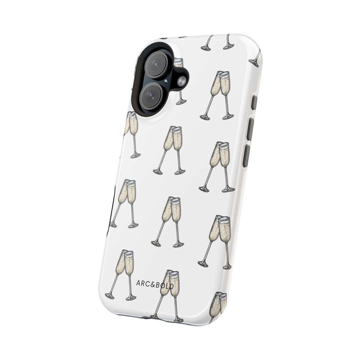 Champagne Toast -Magnetic Tough Case - Arc & Bold