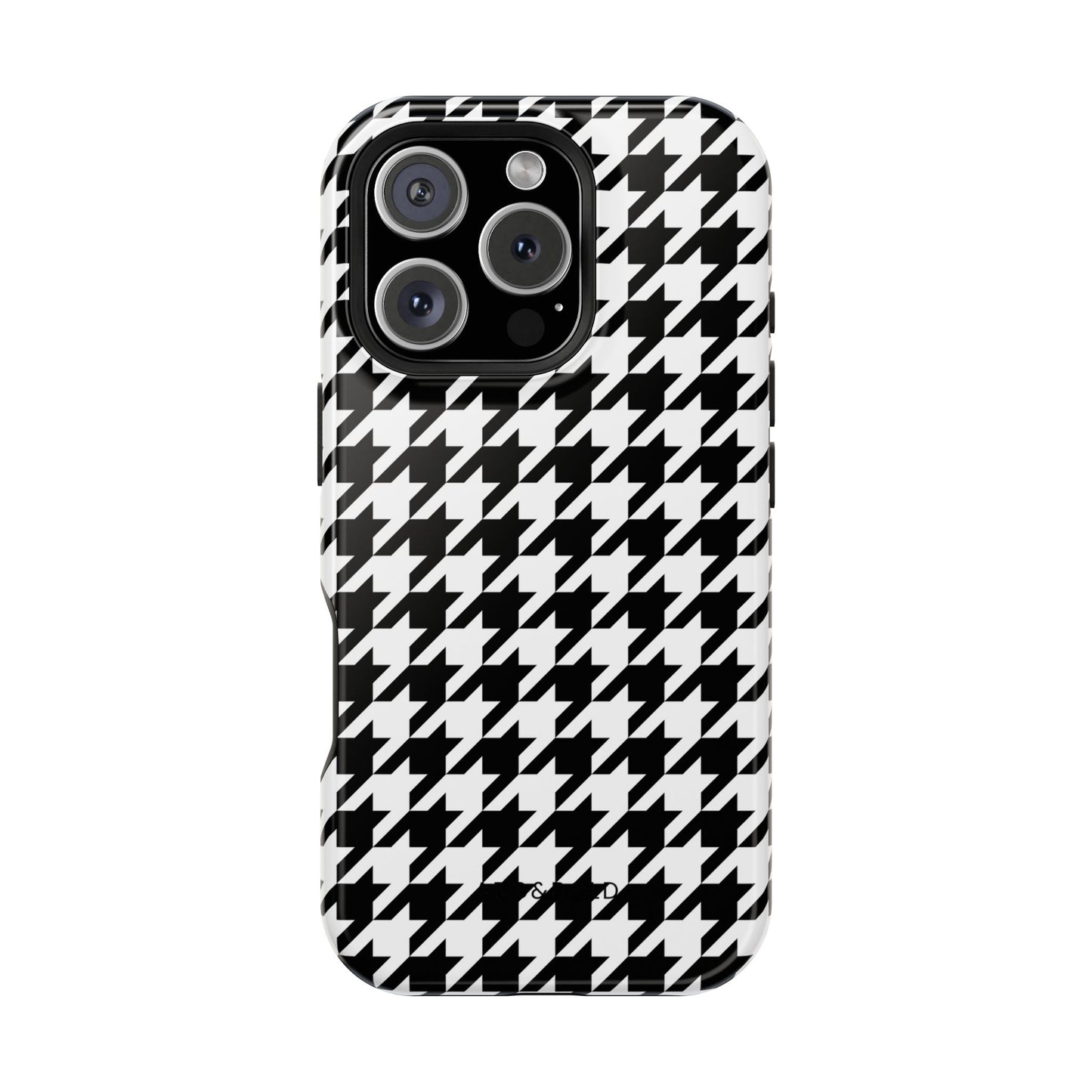 Houndstooth - Magnetic Phone Case - Arc & Bold