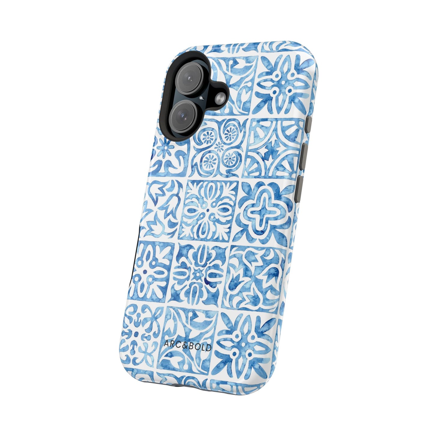Blue Mosaic - Magnetic Phone Case - Arc & Bold