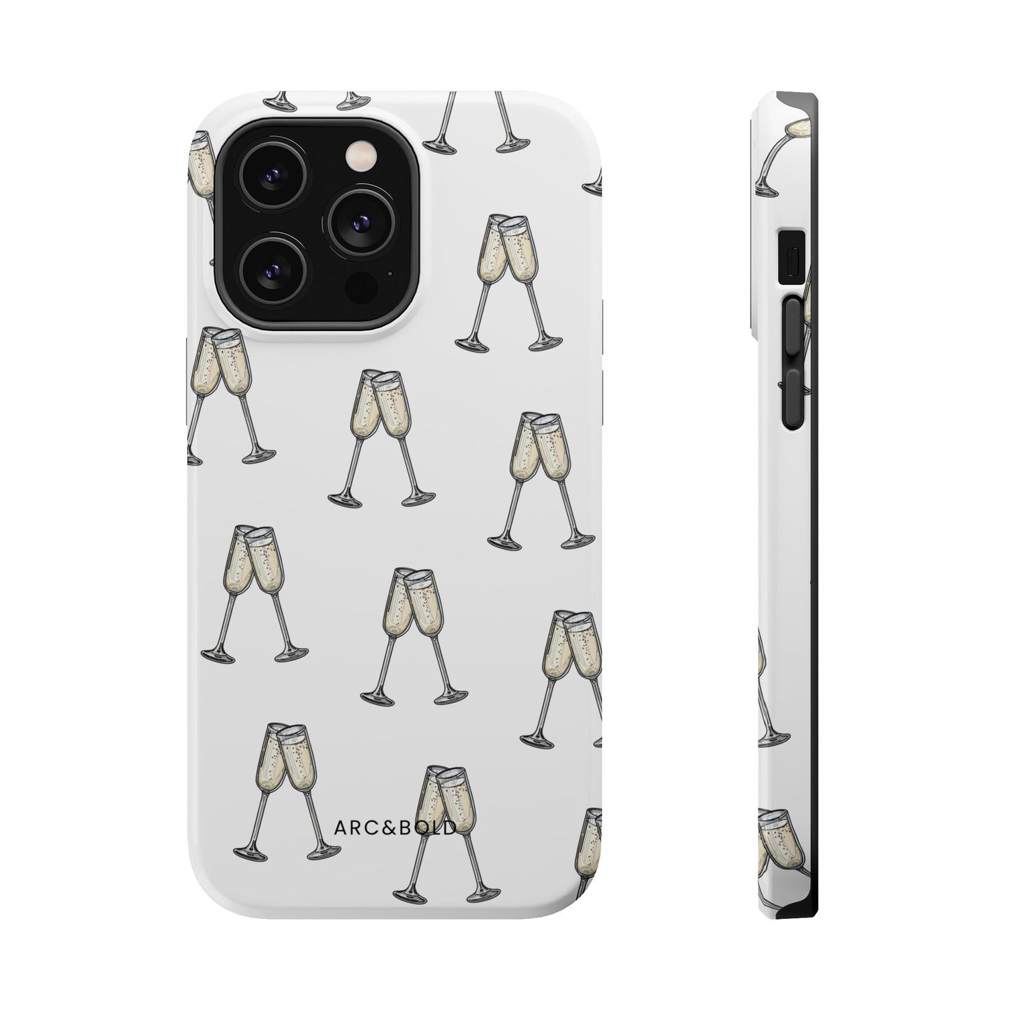 Champagne Toast -Magnetic Tough Case - Arc & Bold