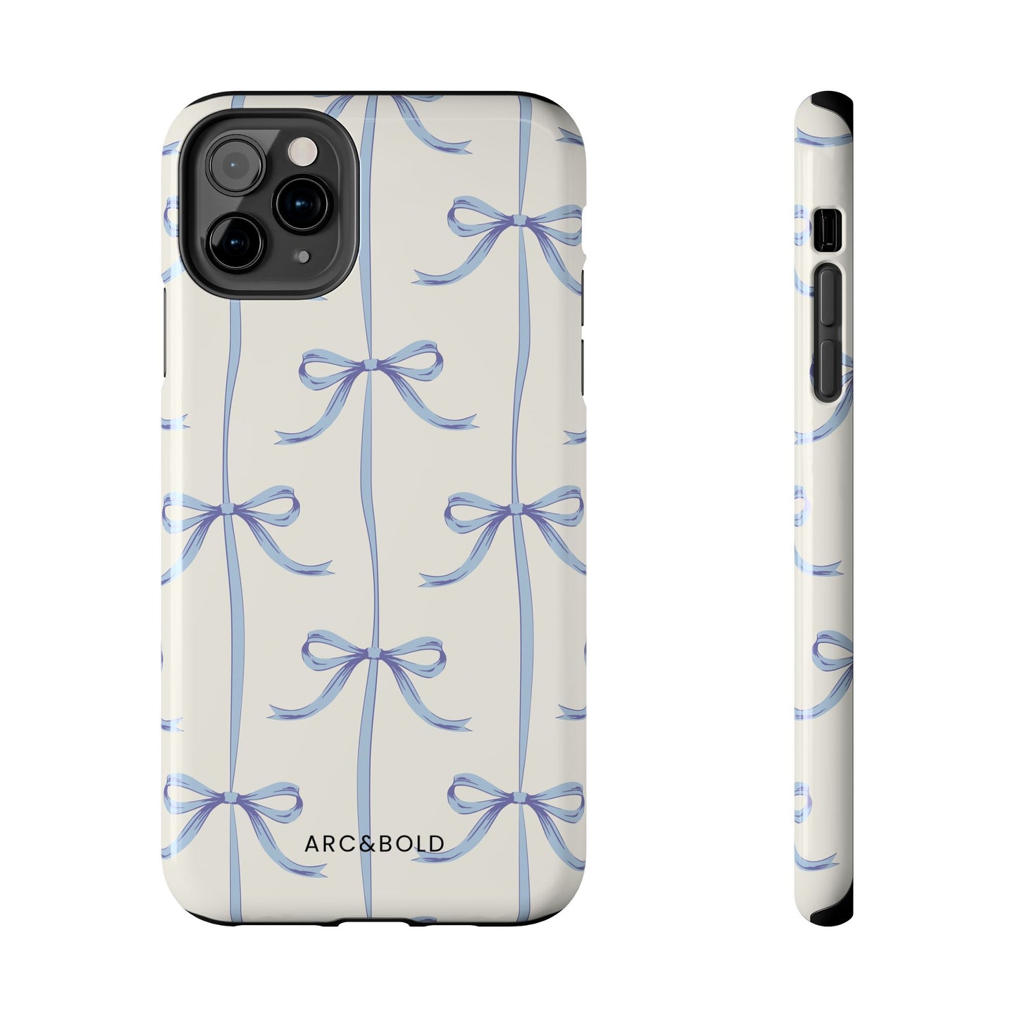 Blue Bow - Tough Phone Case - Arc & Bold