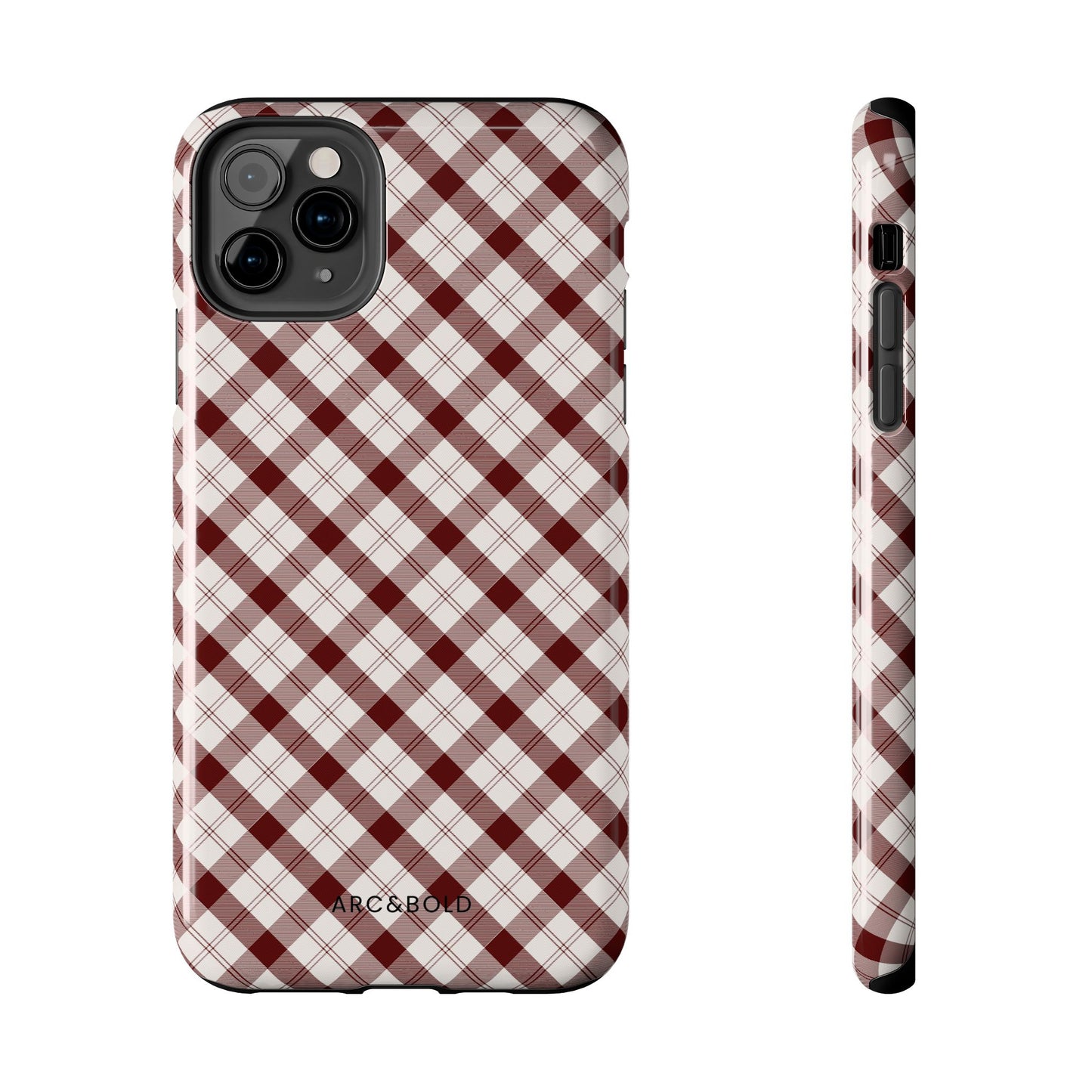Maroon - Tough Phone Case - Arc & Bold