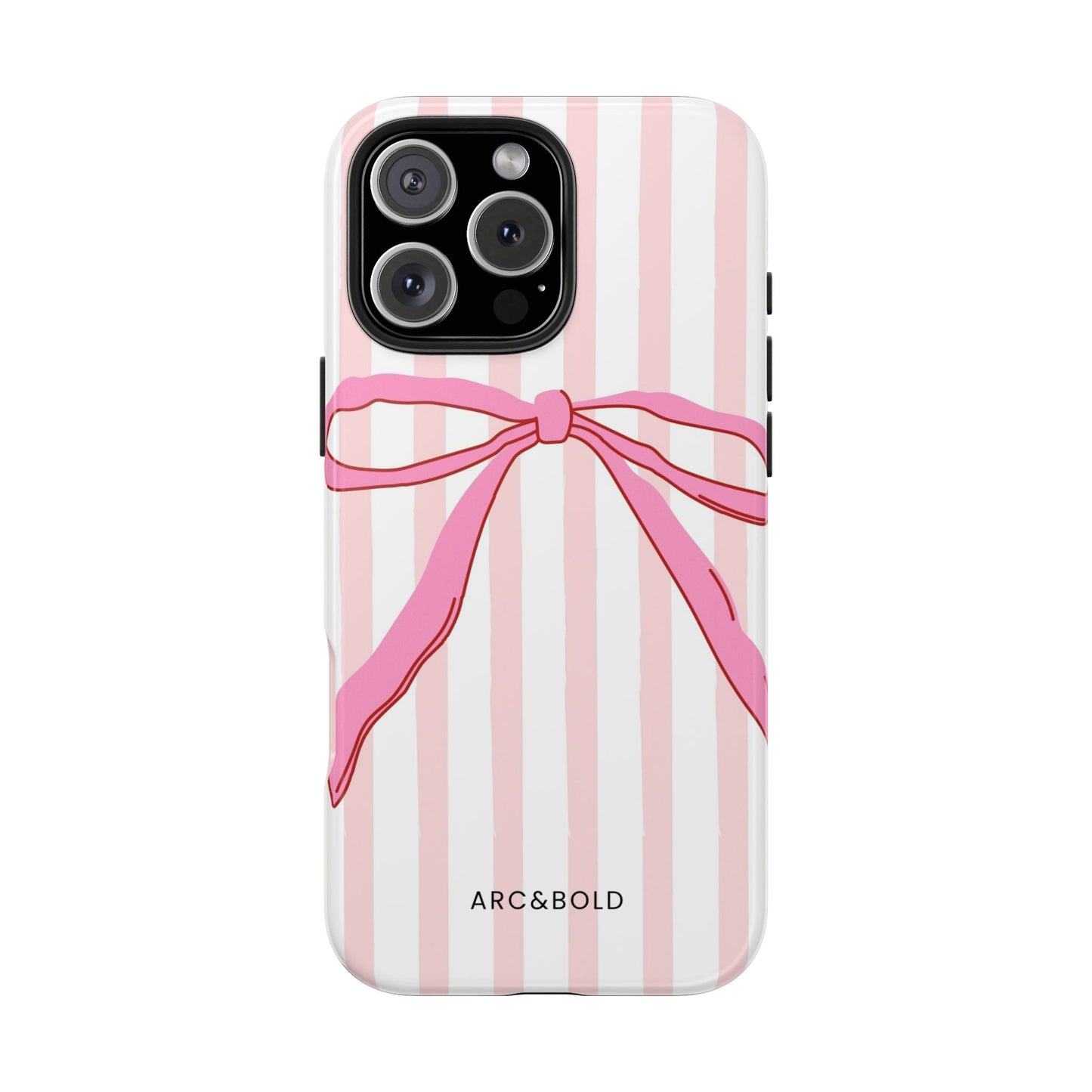 Pink Bow - Tough Phone Case - Arc & Bold