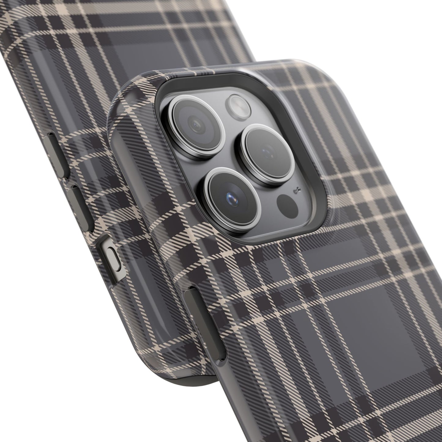 Monochrome Tartan - Magnetic Tough Case - Arc & Bold