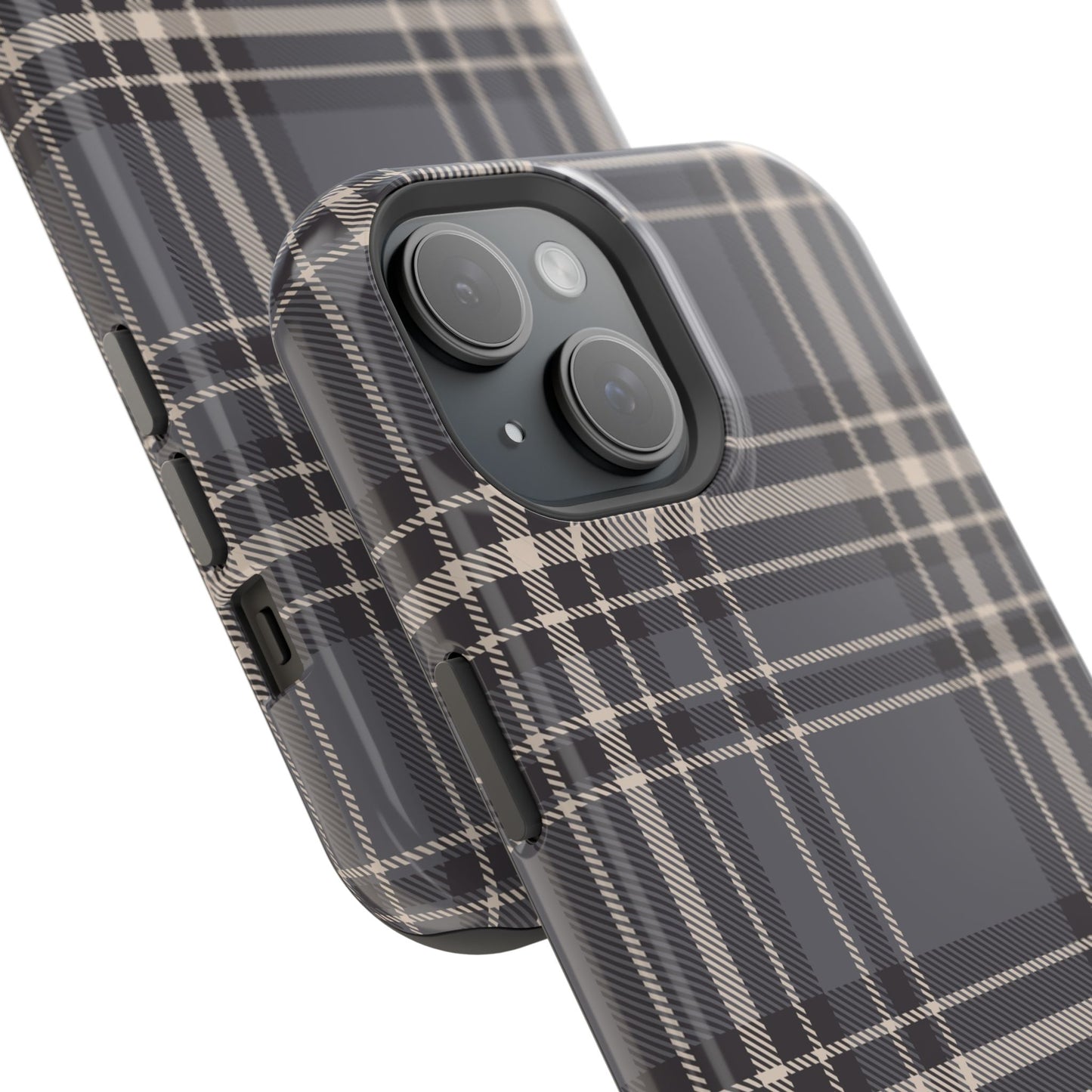 Monochrome Tartan - Magnetic Tough Case - Arc & Bold