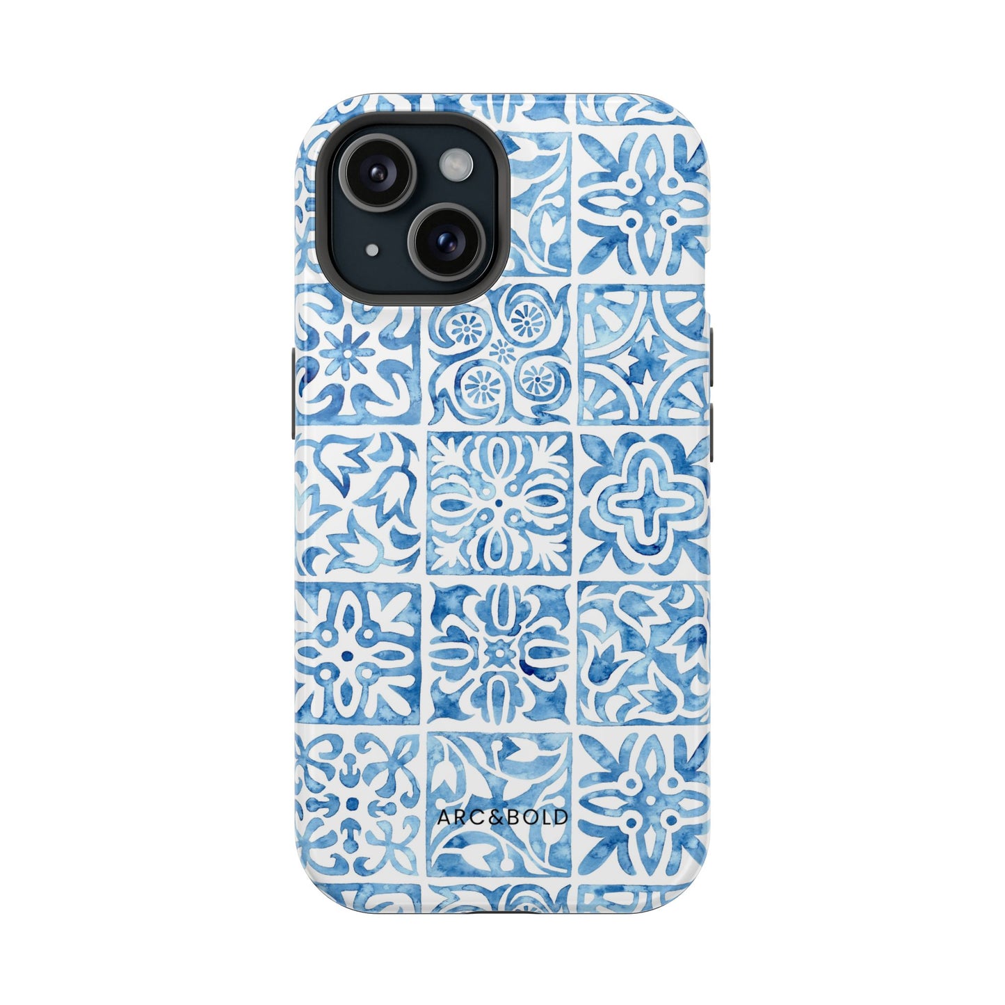 Blue Mosaic - Magnetic Phone Case - Arc & Bold