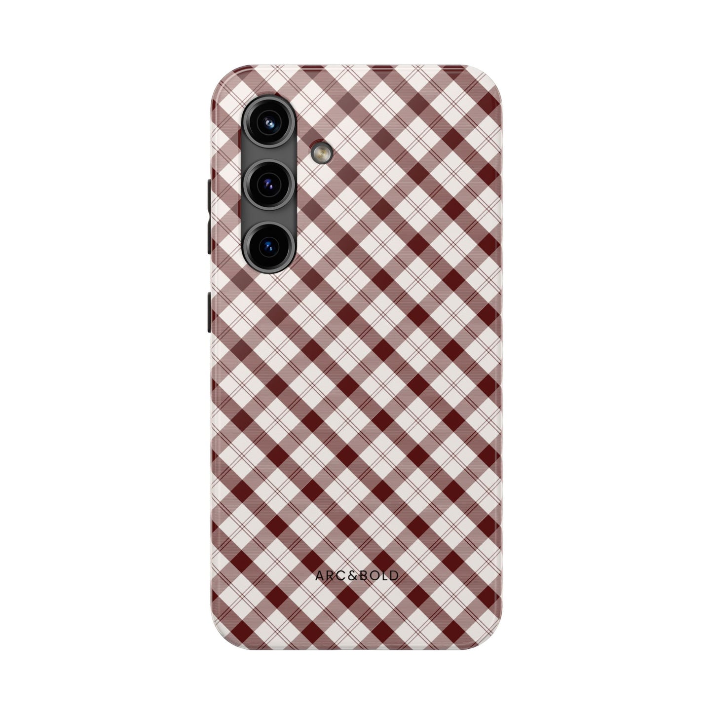Maroon - Tough Phone Case - Arc & Bold