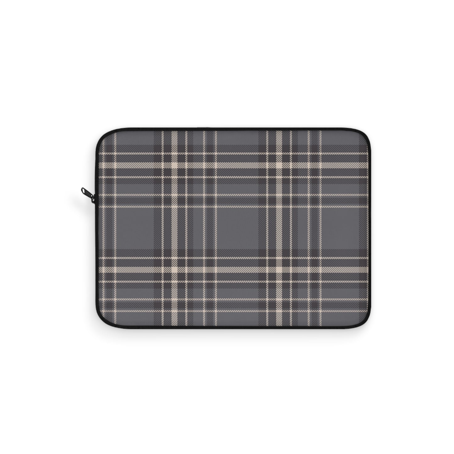 Monochrome Tartan - Laptop Sleeve - Arc & Bold