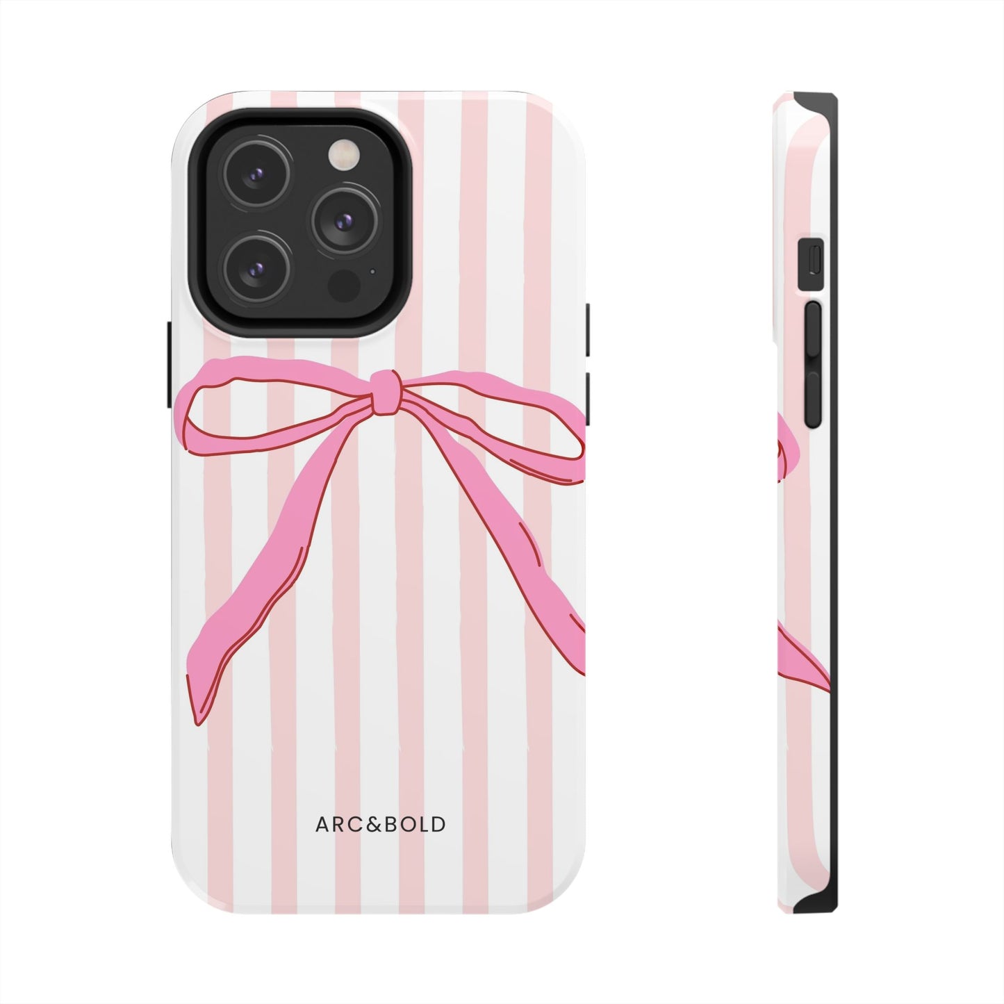 Pink Bow - Tough Phone Case - Arc & Bold