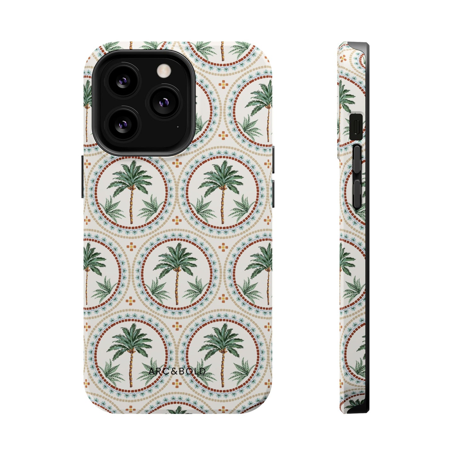 Tropical Tile Palm - Magnetic Tough Case - Arc & Bold