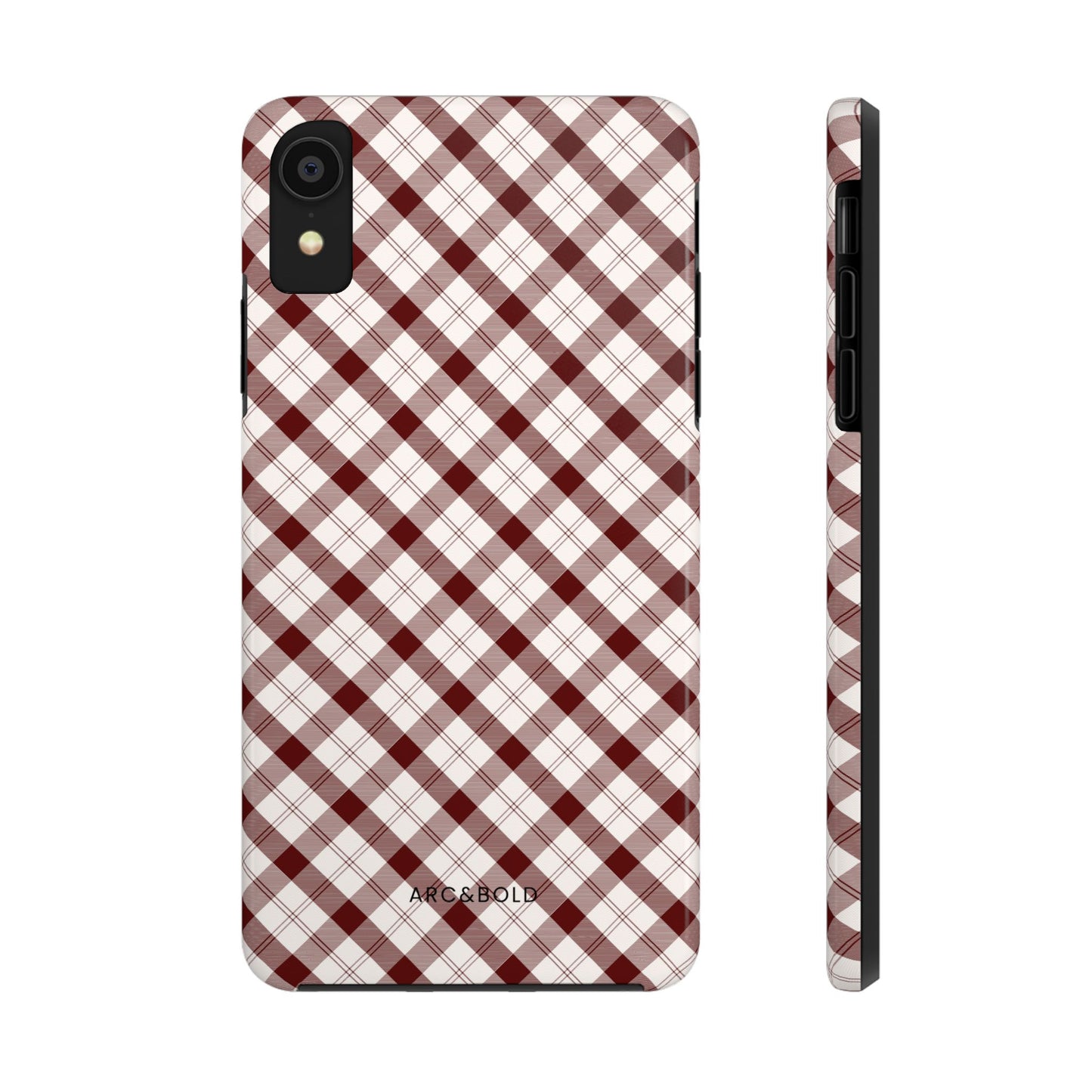 Maroon - Tough Phone Case - Arc & Bold