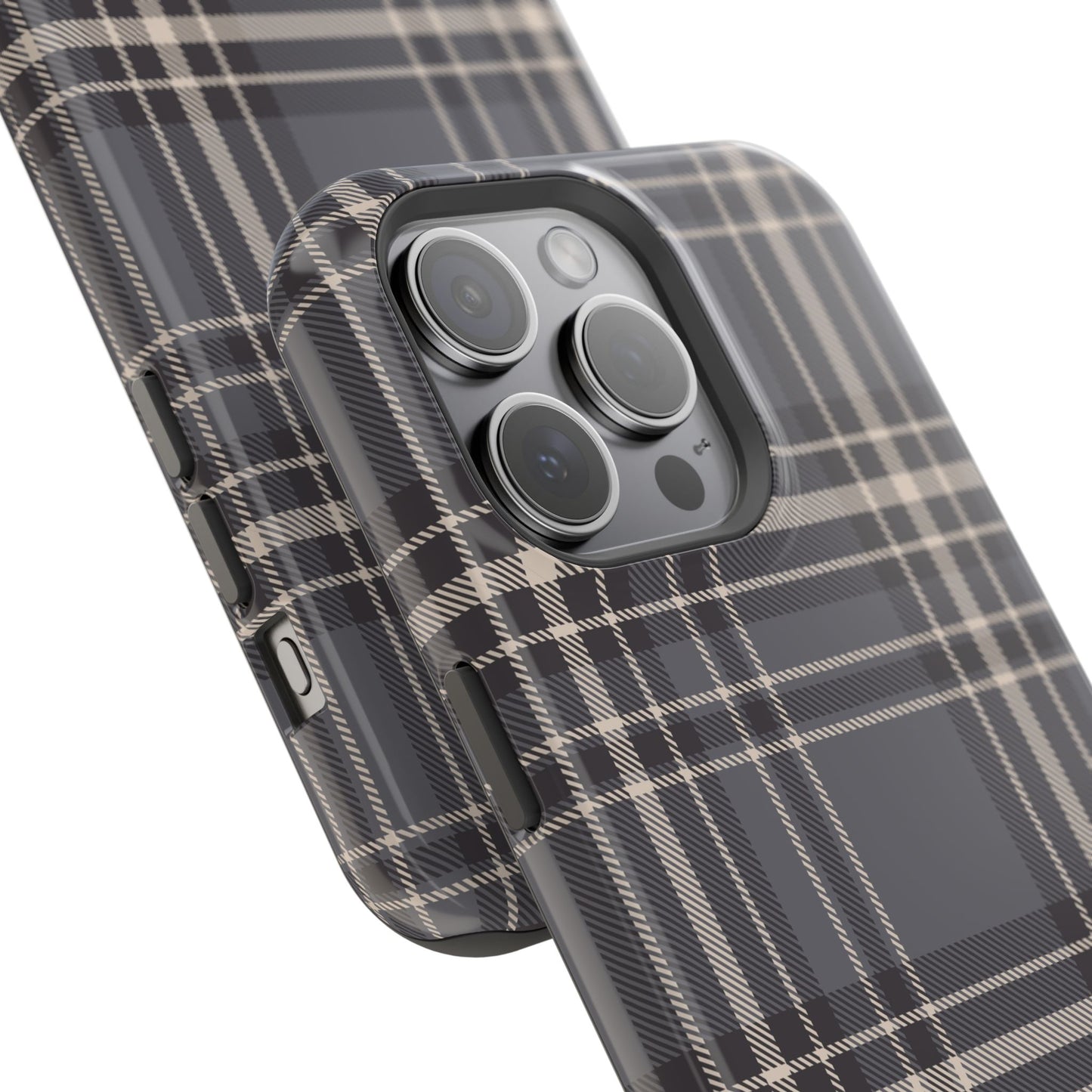 Monochrome Tartan - Magnetic Tough Case - Arc & Bold