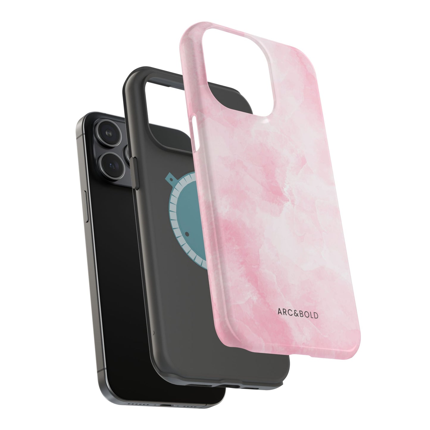 Blush Marble - Magnetic Tough Case - Arc & Bold