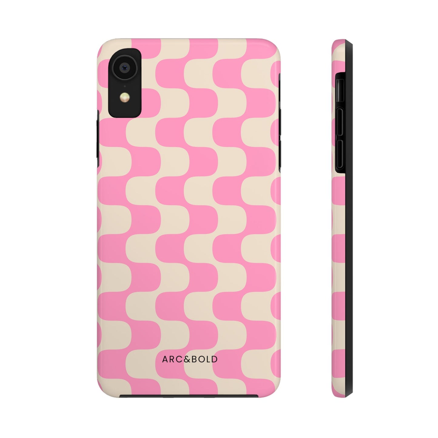 Pink Waves - Tough Phone Case - Arc & Bold