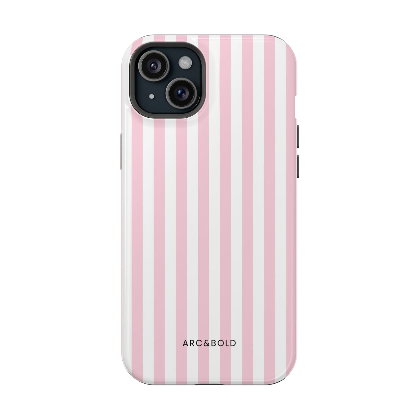 Pink Striped - Magnetic Tough Case - Arc & Bold