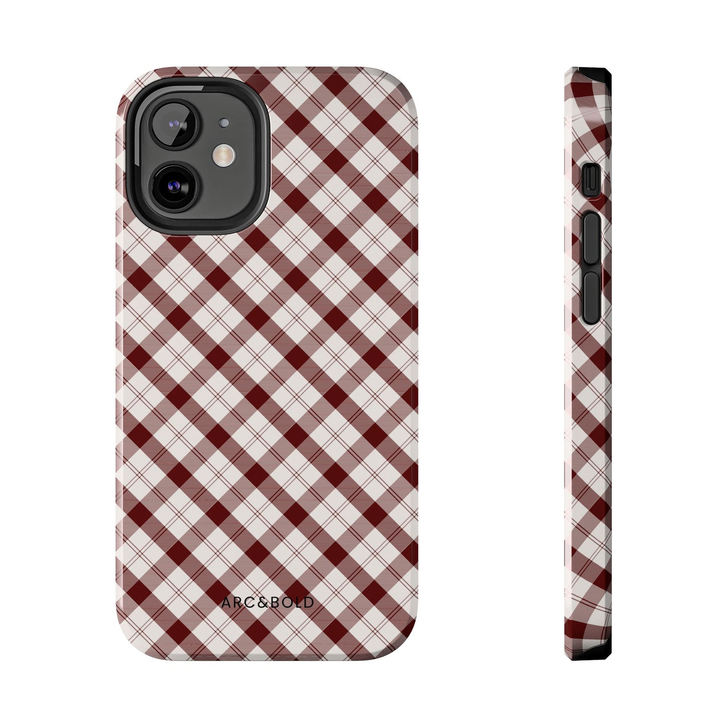 Maroon - Tough Phone Case - Arc & Bold