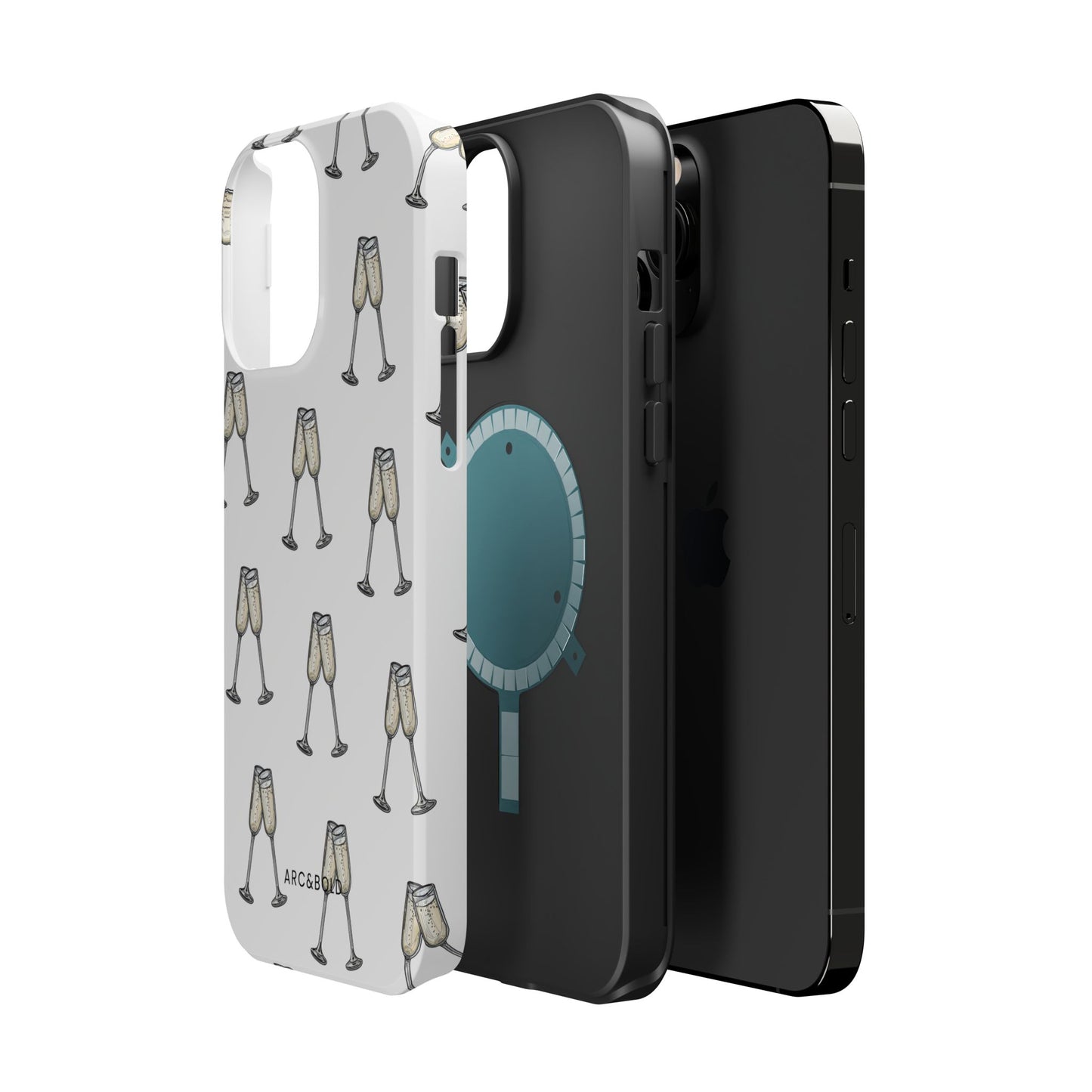 Champagne Toast -Magnetic Tough Case - Arc & Bold