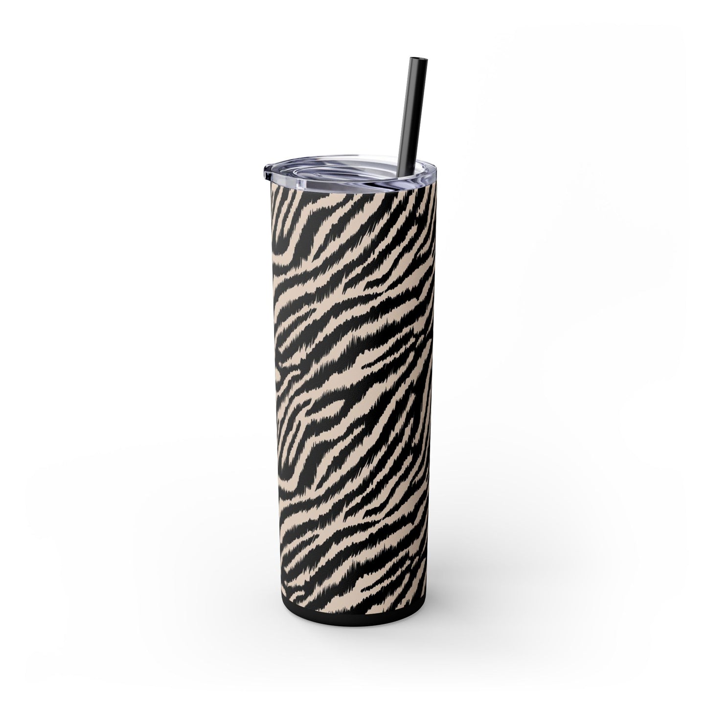 Zebra - Skinny Tumbler with Straw, 20oz