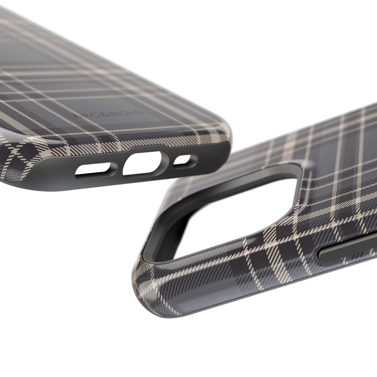 Monochrome Tartan - Magnetic Tough Case - Arc & Bold