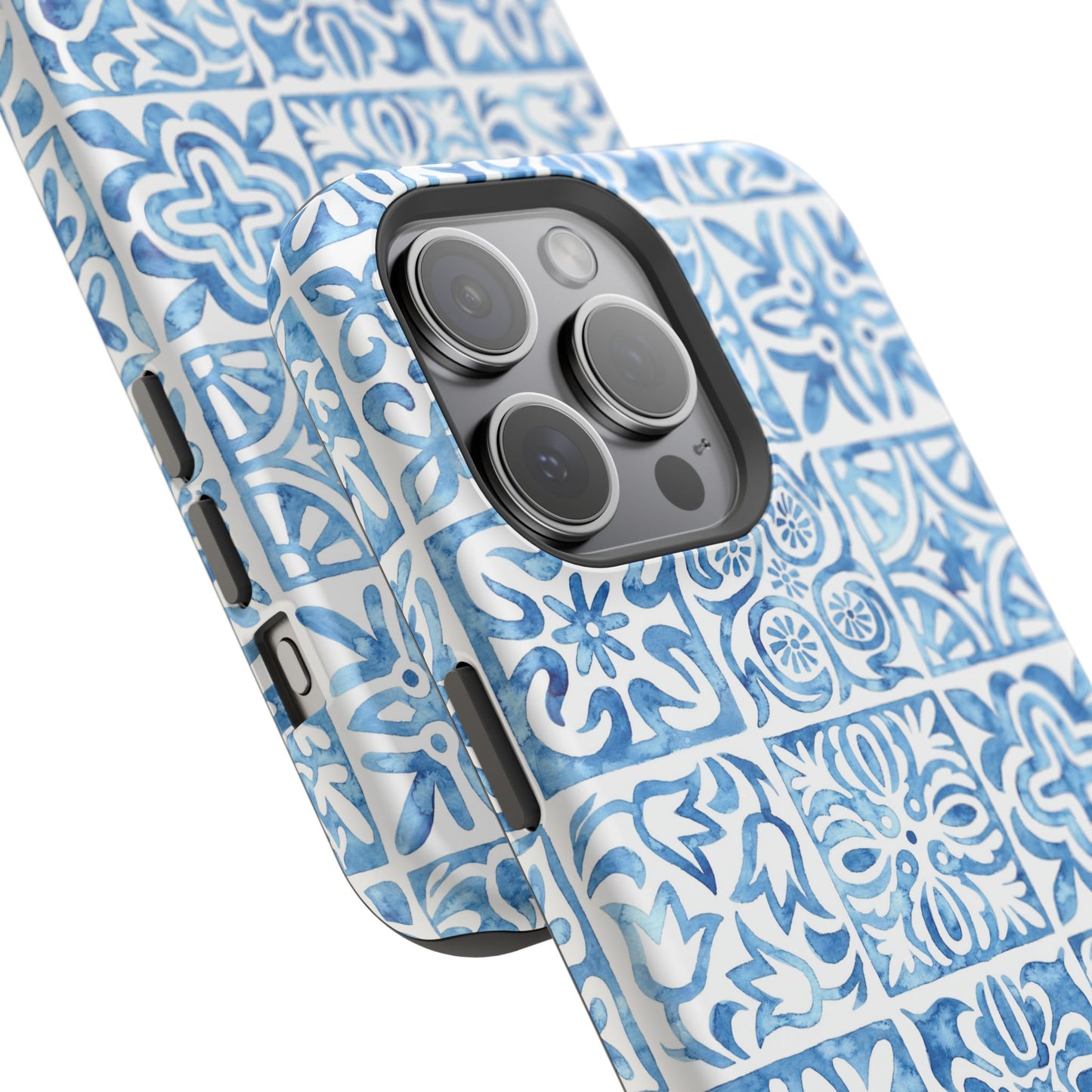 Blue Mosaic - Magnetic Phone Case - Arc & Bold
