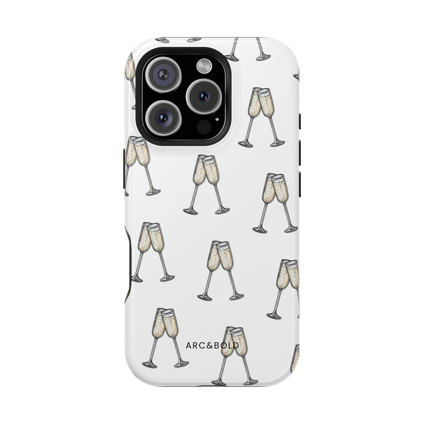 Champagne Toast -Magnetic Tough Case - Arc & Bold