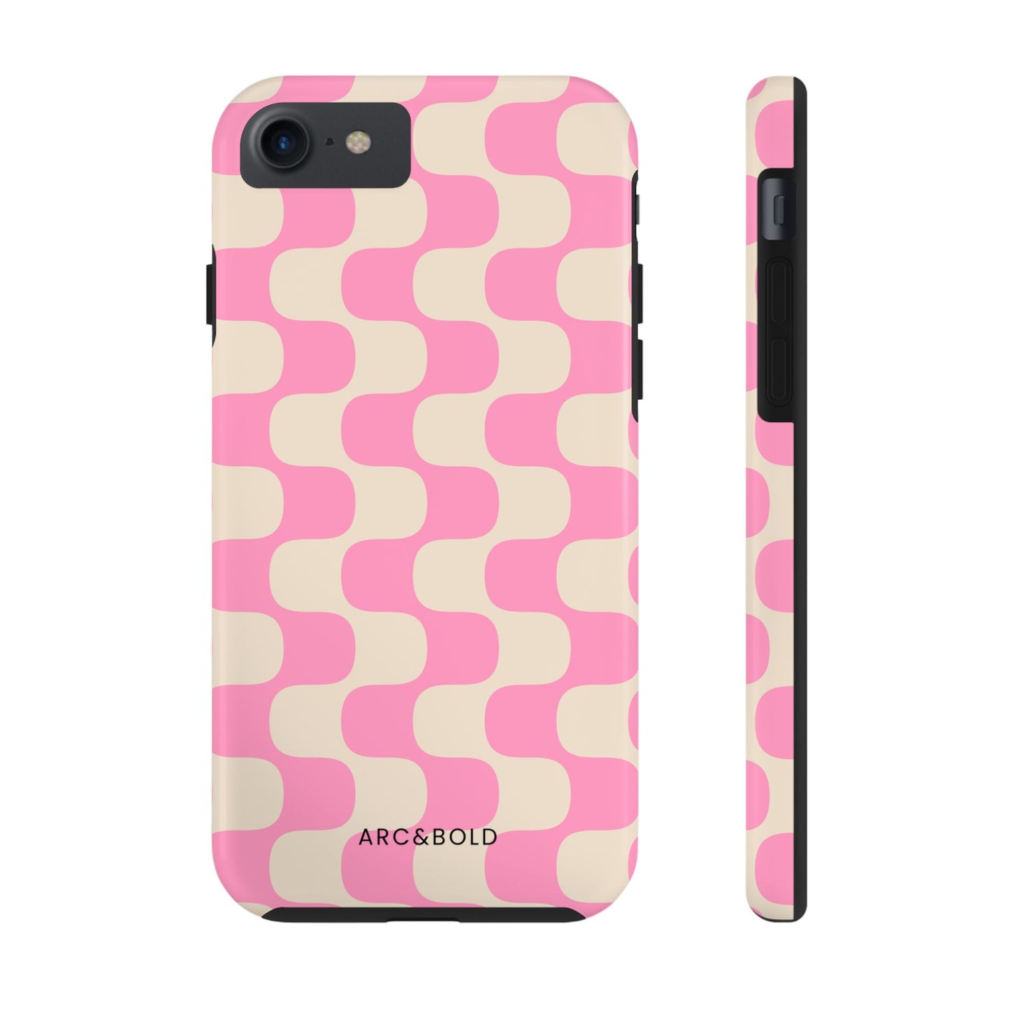 Pink Waves - Tough Phone Case - Arc & Bold