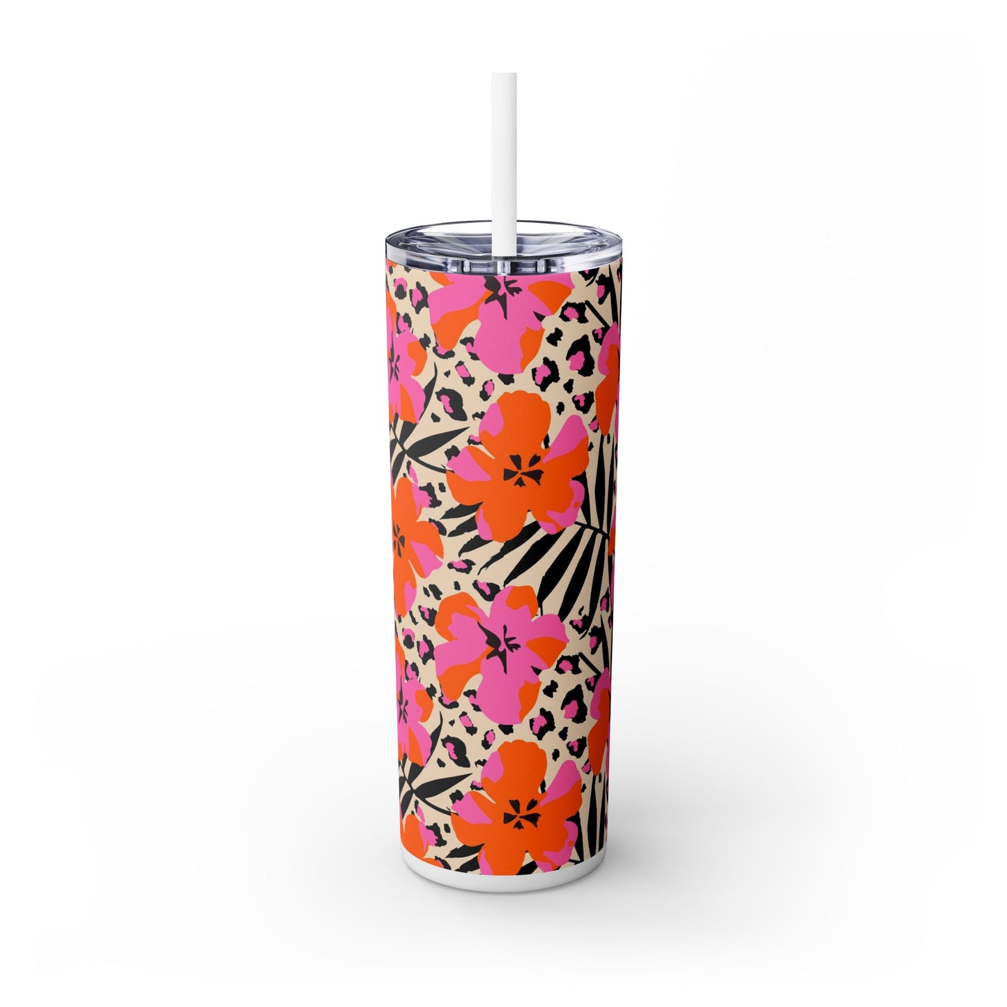 Aloha - Skinny Tumbler with Straw, 20oz