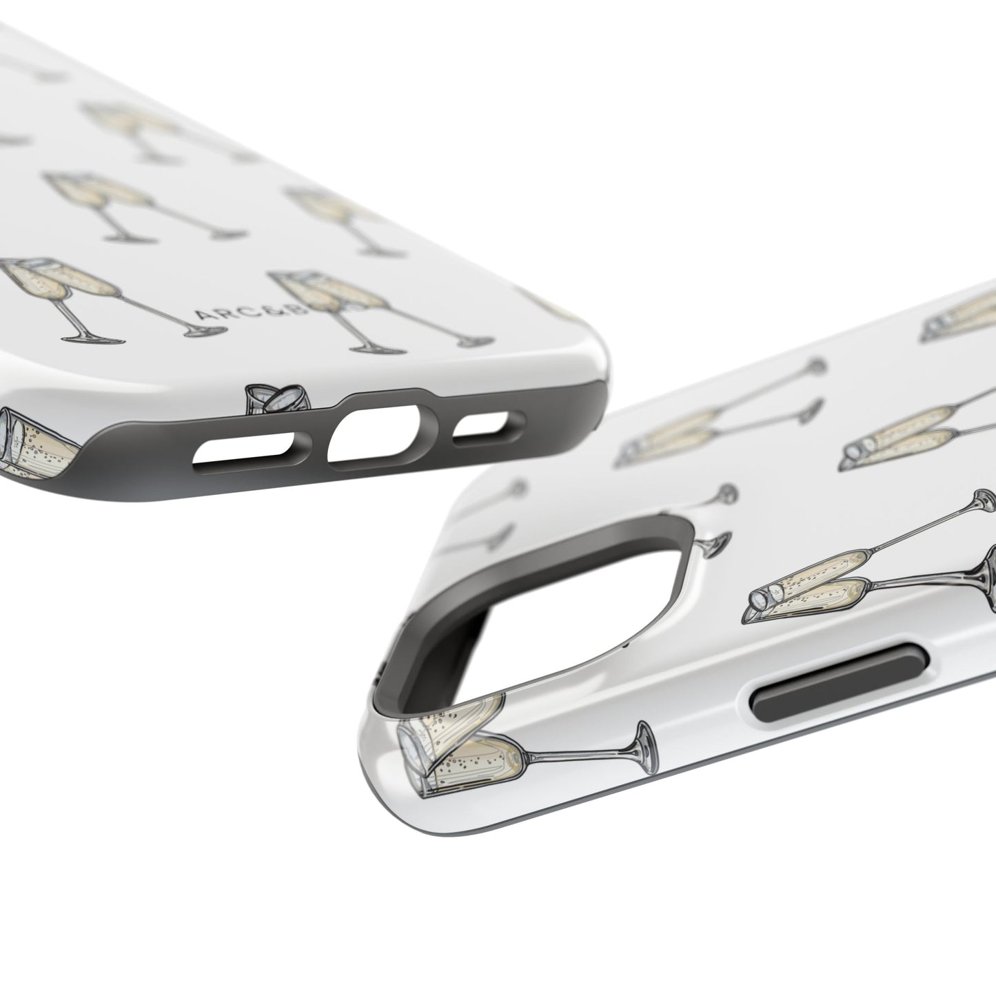 Champagne Toast -Magnetic Tough Case - Arc & Bold