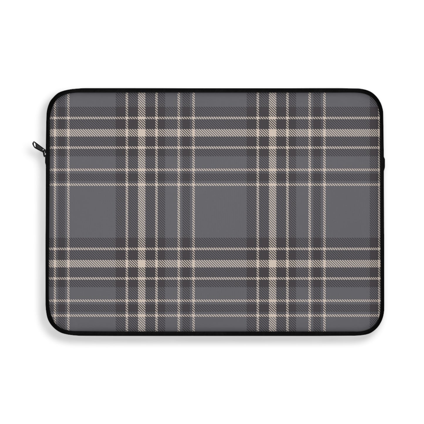 Monochrome Tartan - Laptop Sleeve - Arc & Bold