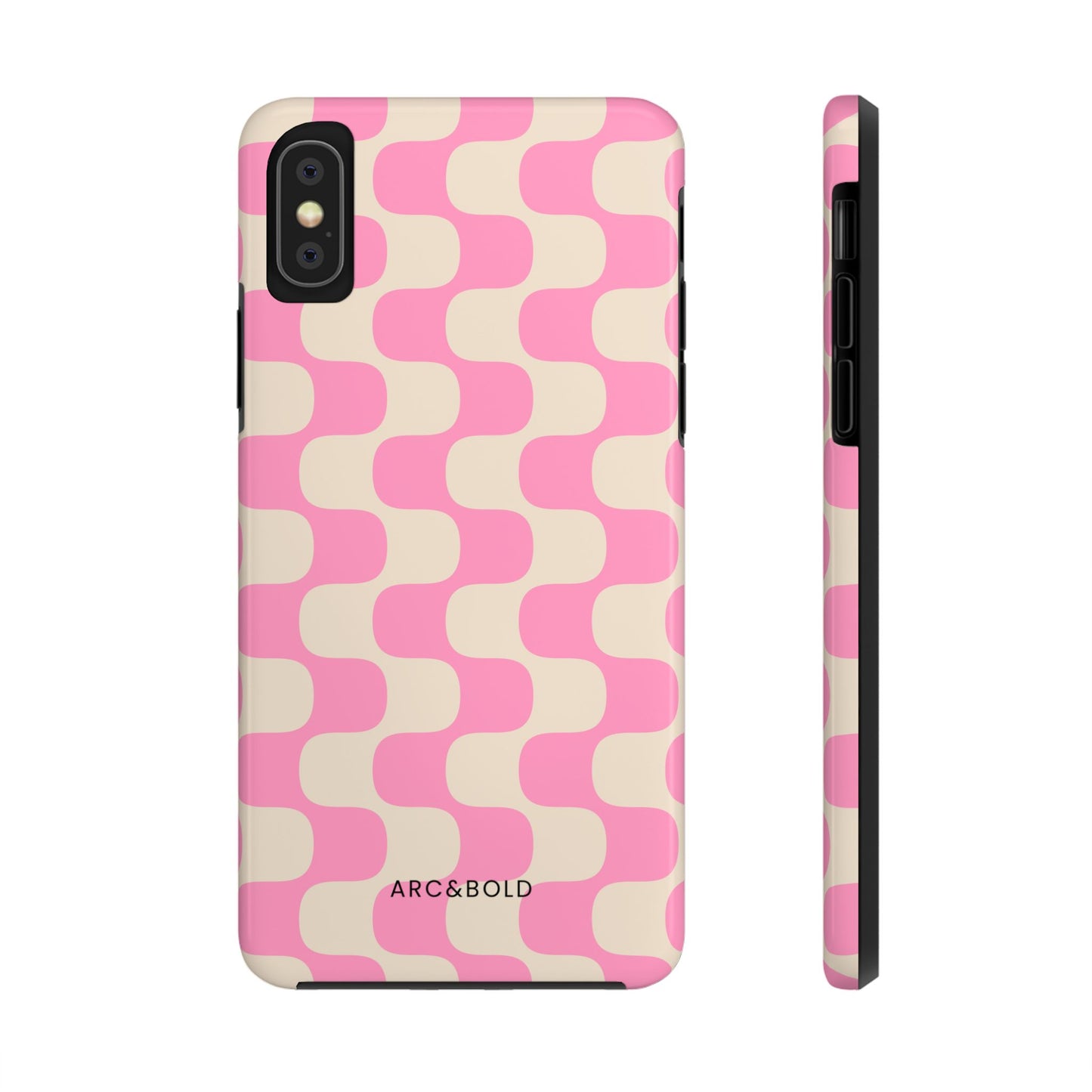 Pink Waves - Tough Phone Case - Arc & Bold
