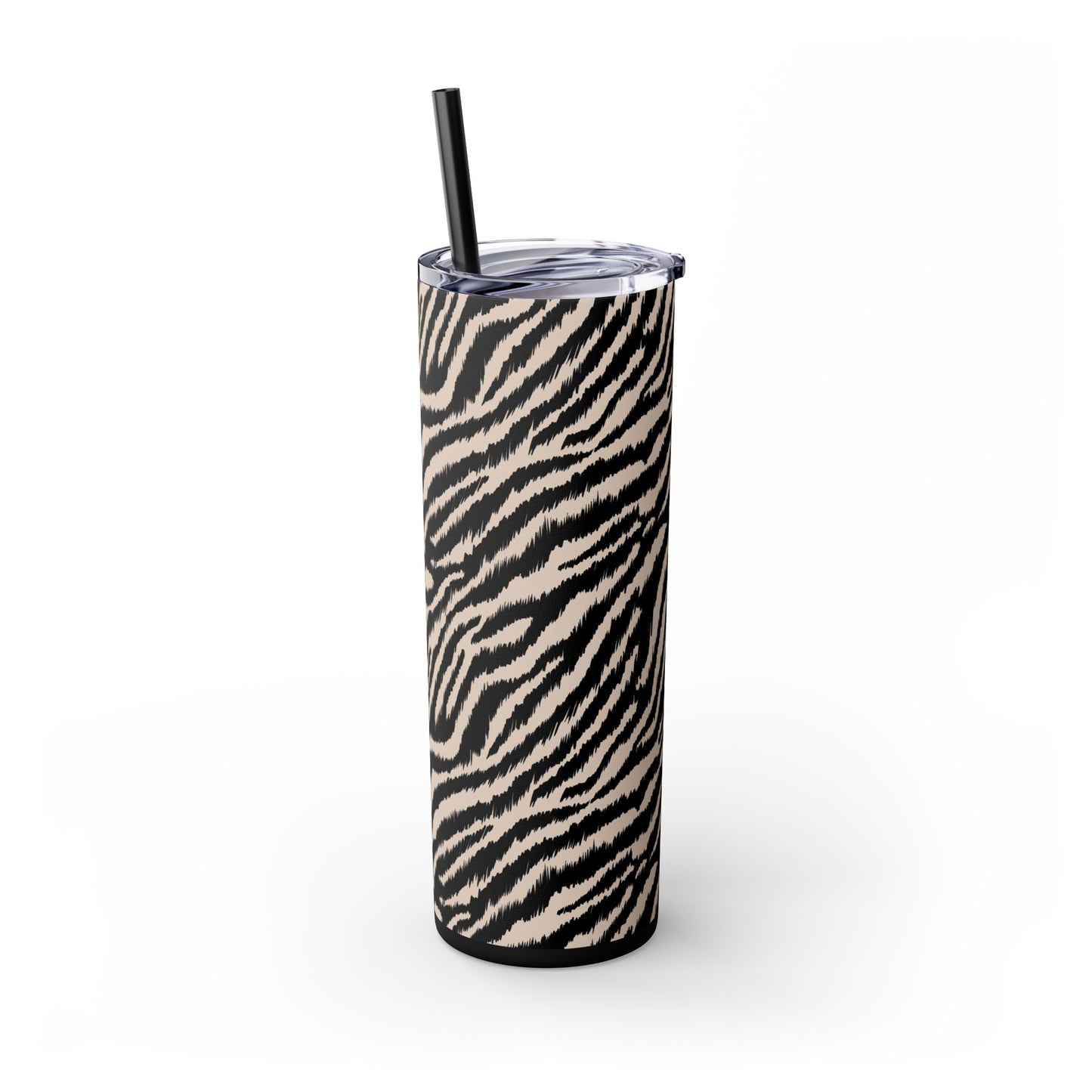 Zebra - Skinny Tumbler with Straw, 20oz
