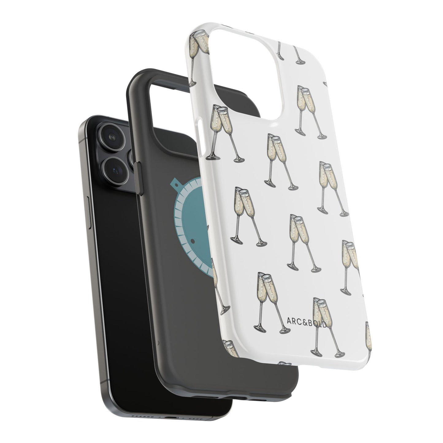 Champagne Toast -Magnetic Tough Case - Arc & Bold