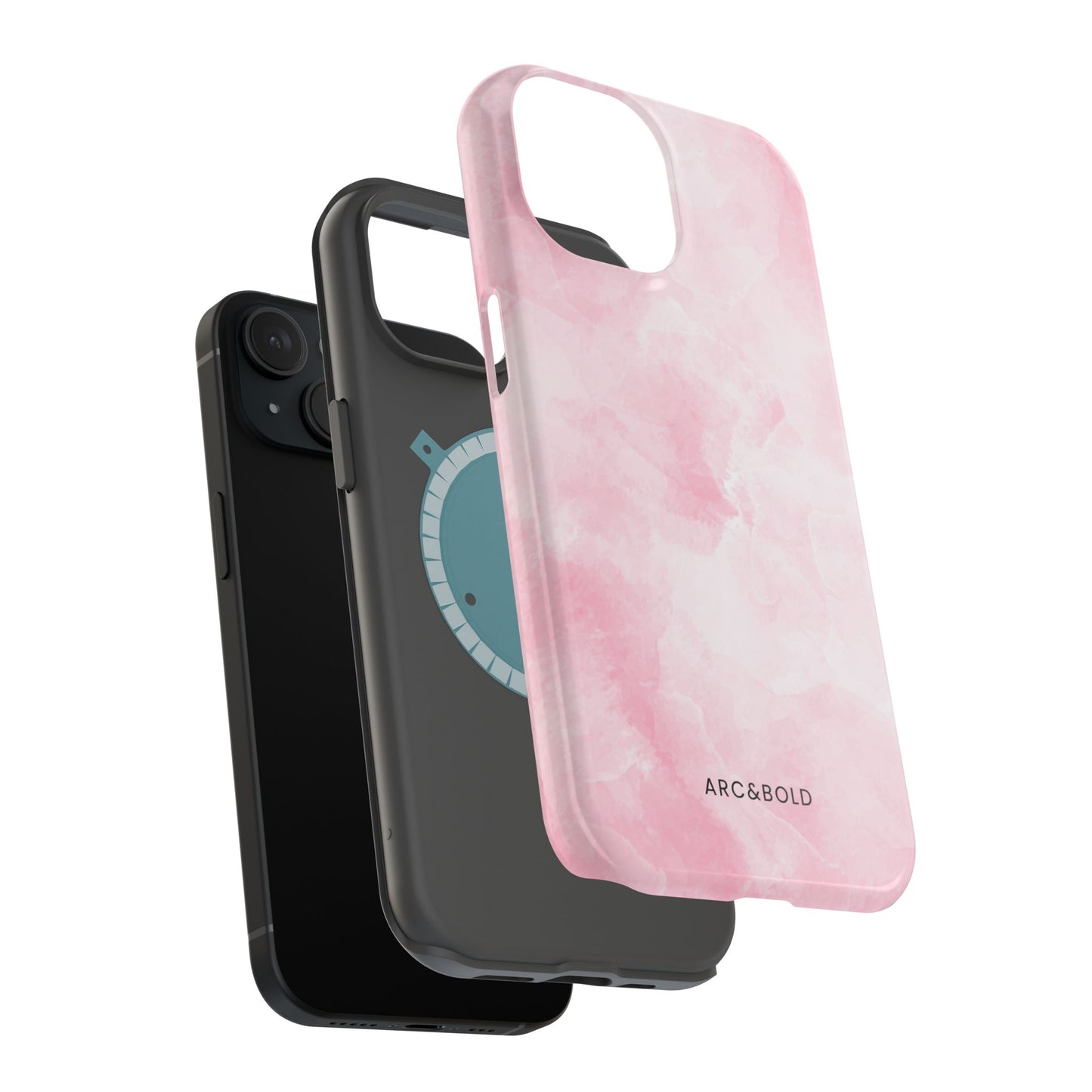 Blush Marble - Magnetic Tough Case - Arc & Bold
