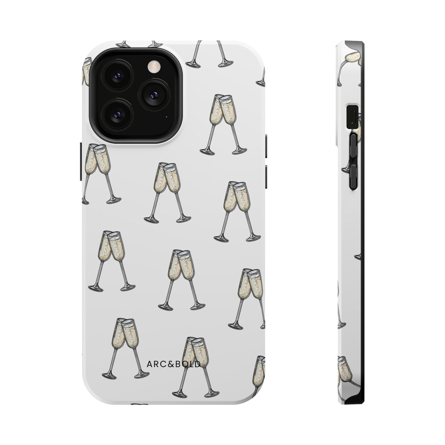 Champagne Toast -Magnetic Tough Case - Arc & Bold
