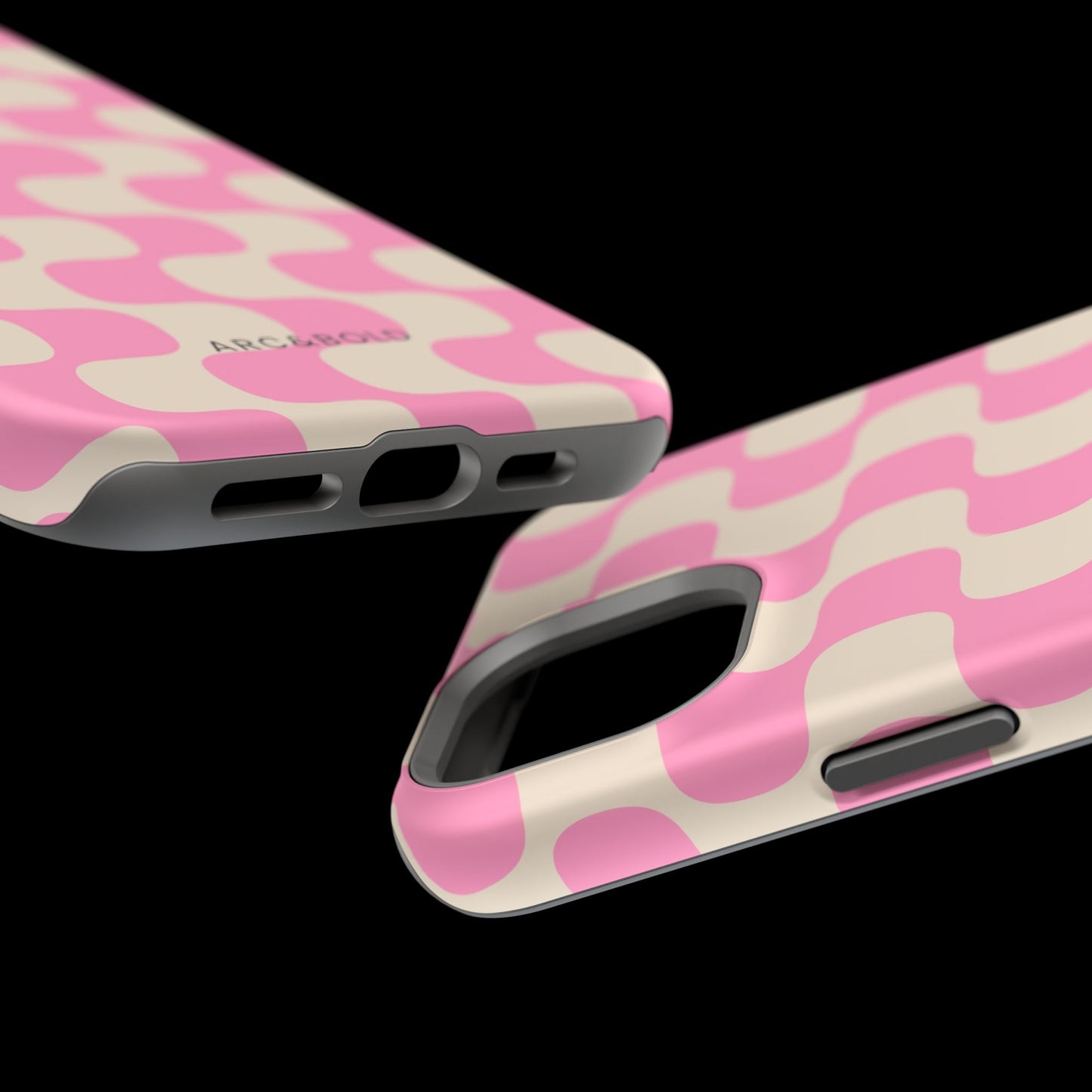 Pink Waves - Magnetic Phone Case - Arc & Bold