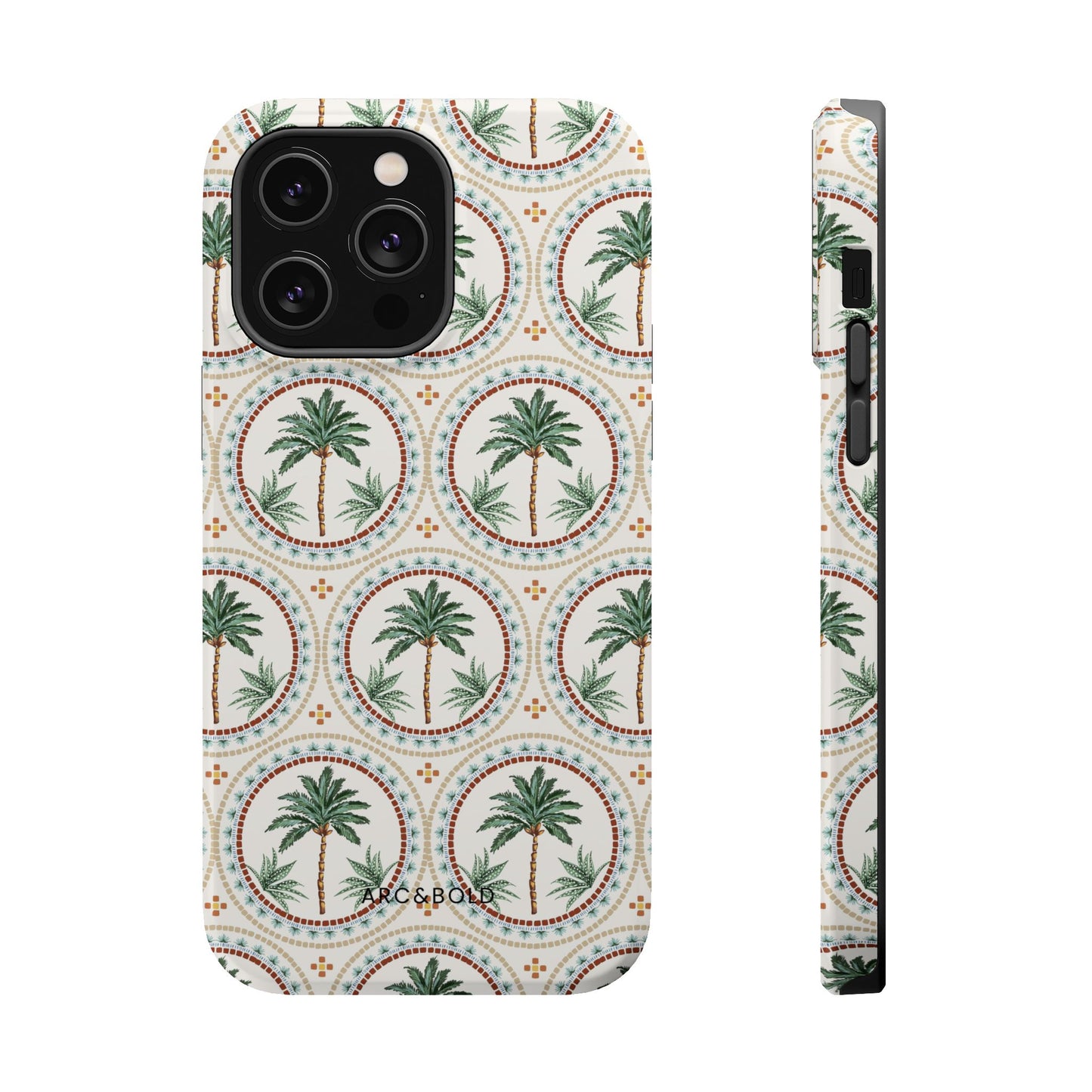 Tropical Tile Palm - Magnetic Tough Case - Arc & Bold
