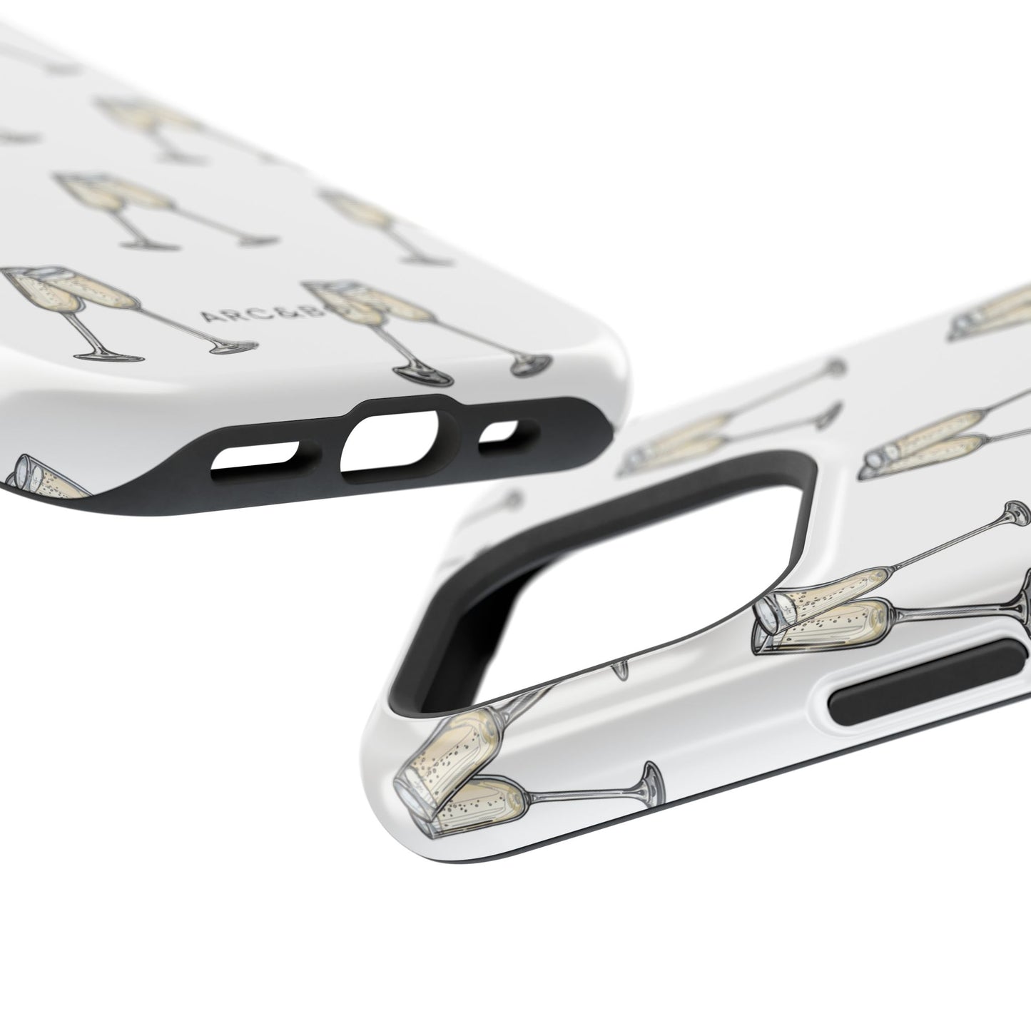 Champagne Toast -Magnetic Tough Case - Arc & Bold